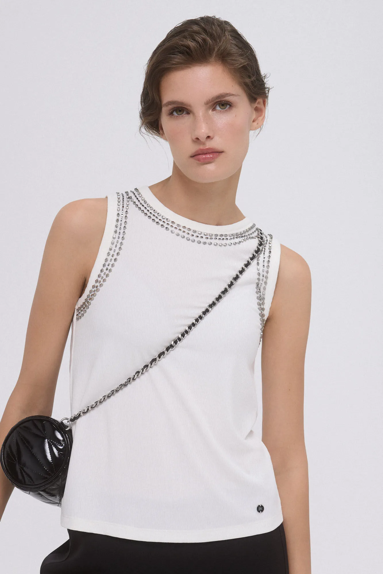 Pedro del Hierro Camiseta tirantes piedras