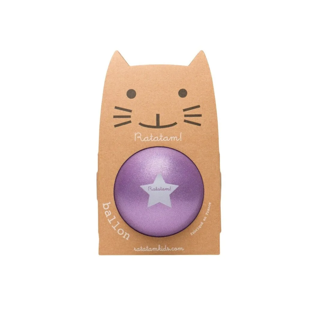 Pelota Glitter Purpura 15 cm · Ratatam