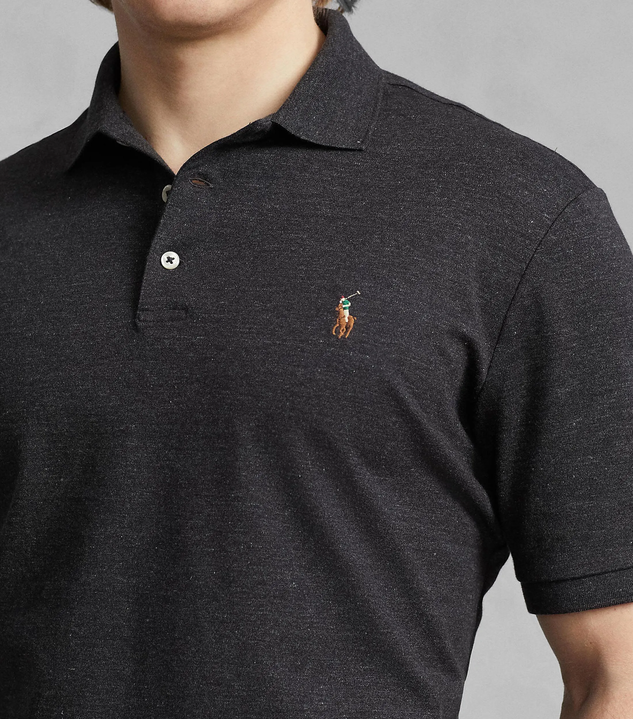 Polo Ralph Lauren Playera tipo polo lisa de manga corta Hombre
