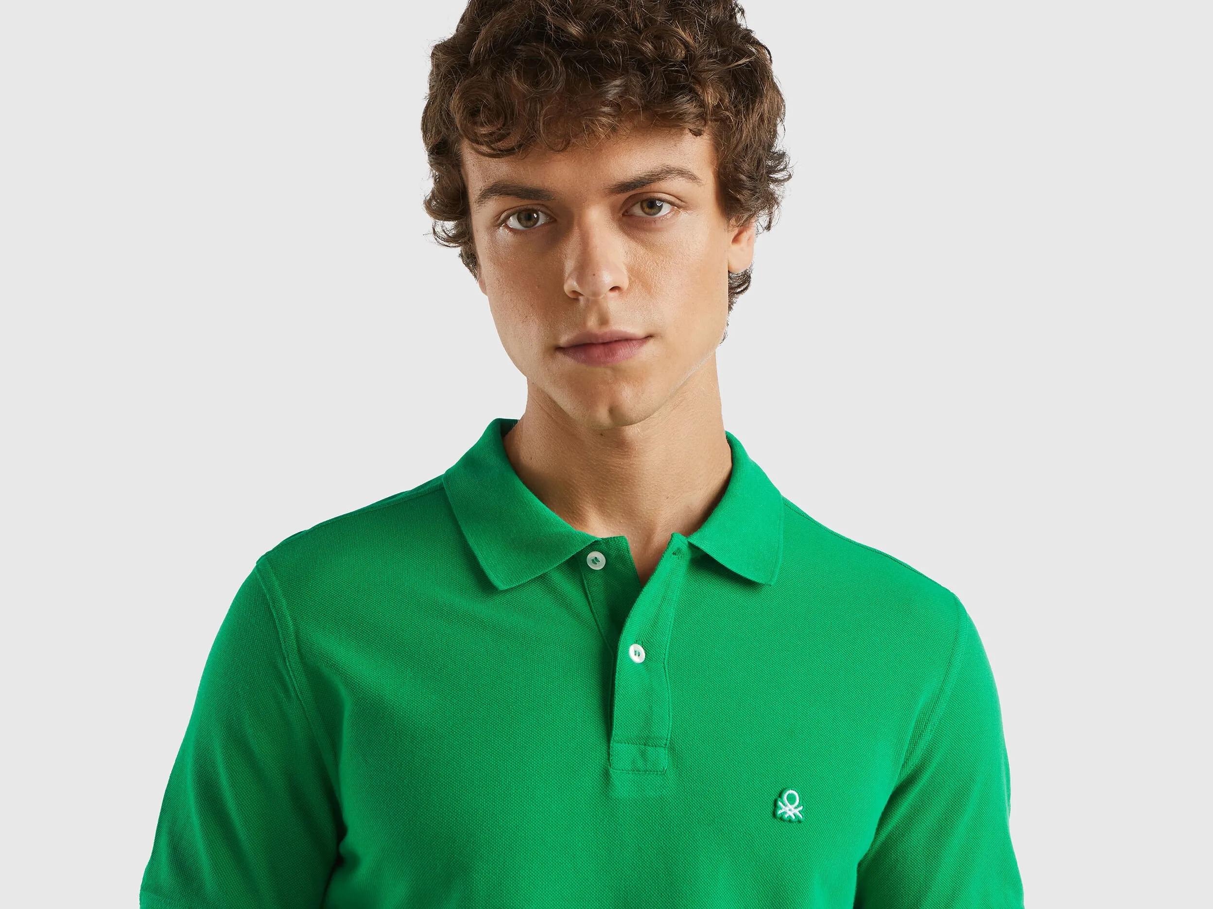 Polo verde regular fit