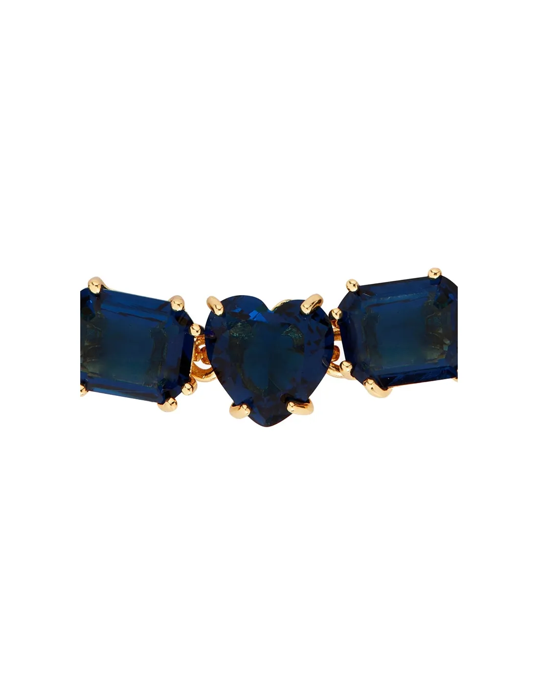Pulsera 5 piedras La Diamantine azul océano