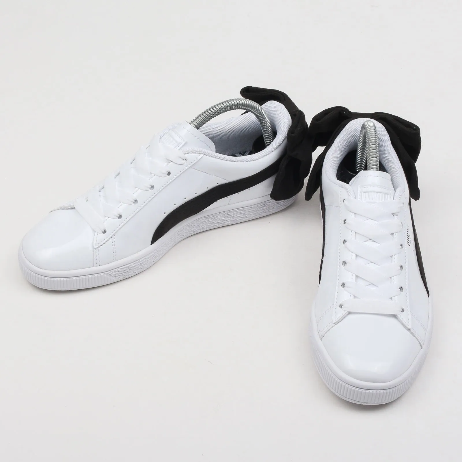 PUMA BASKET BOW WN'S WHITE  BLACK