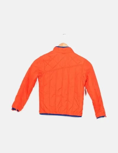 Quechua Chaqueta acolchada naranja y azul