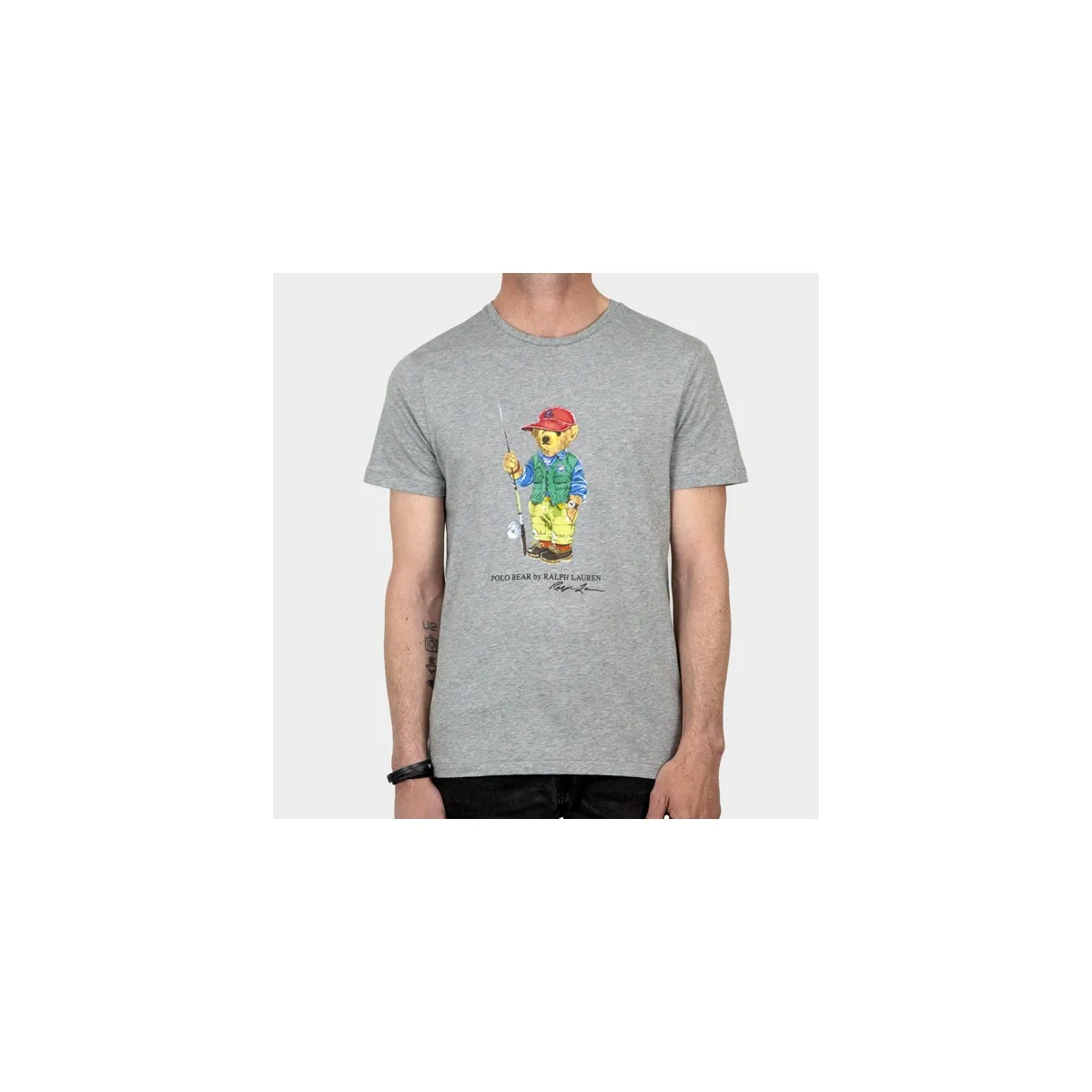 RALPH LAUREN  CAMISETA GRIS
