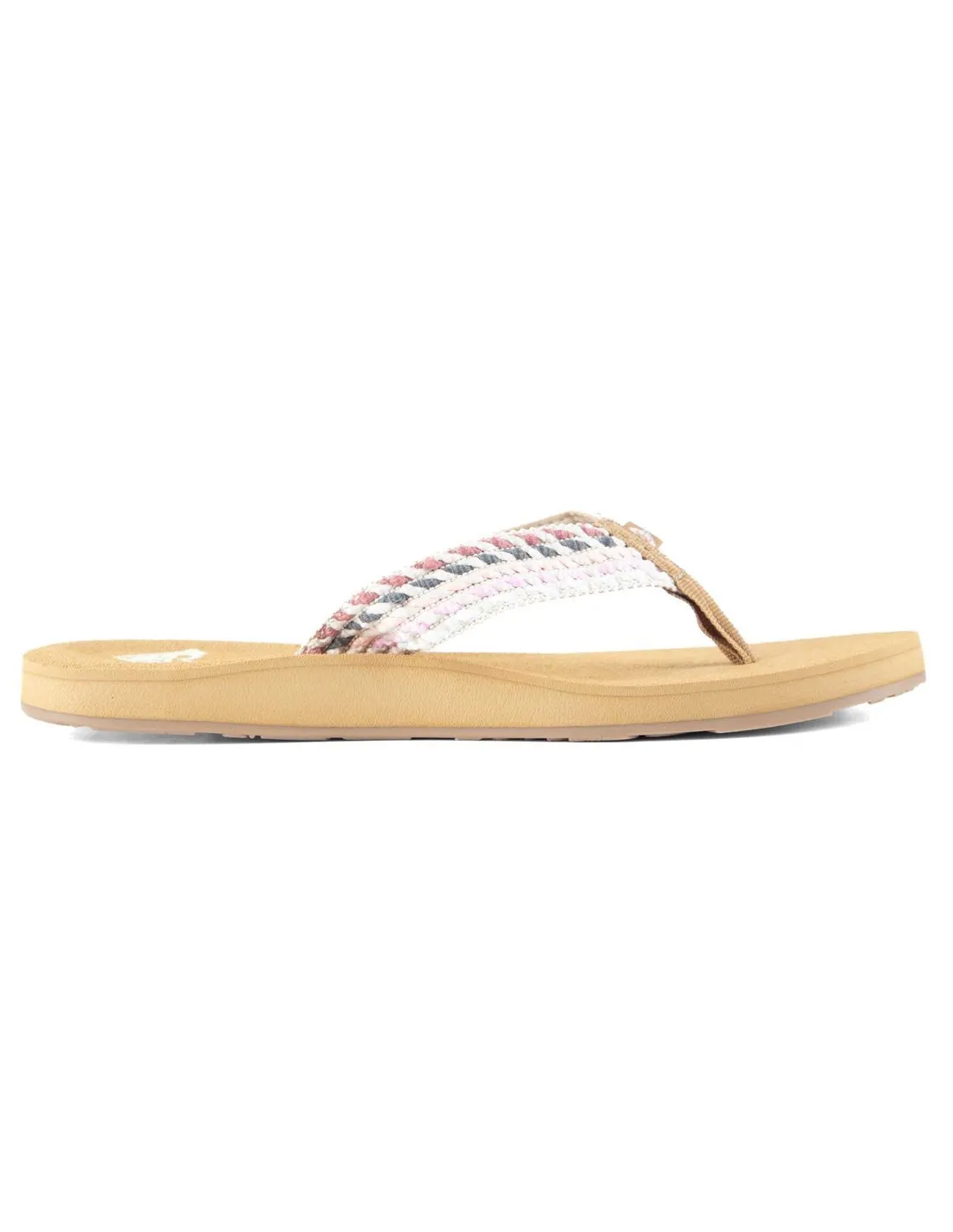 ROXY  CHANCLAS MULTICOLOR Y NATURAL PORTO ROPE ARJL101113 MUJER