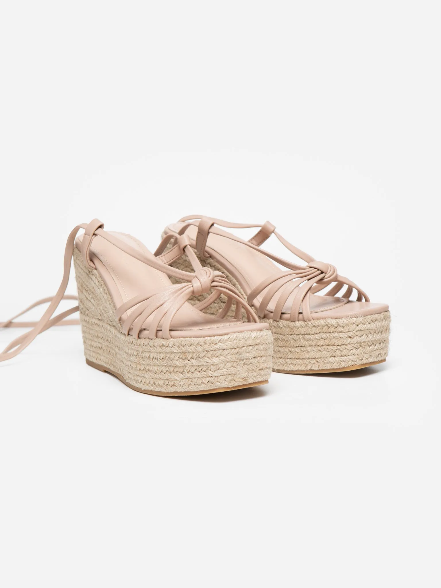 Sandalia Cua Tiras Beige