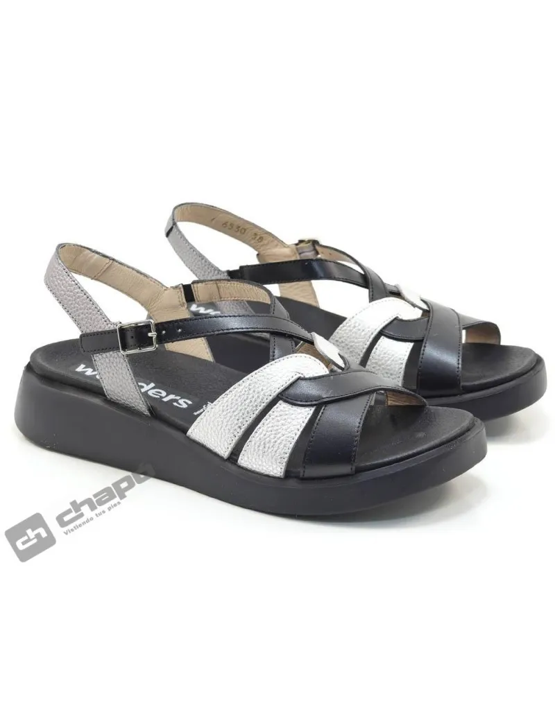 SANDALIA PLATA WONDERS C6530