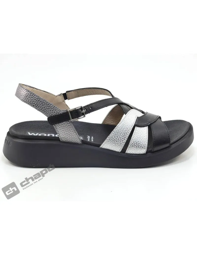 SANDALIA PLATA WONDERS C6530