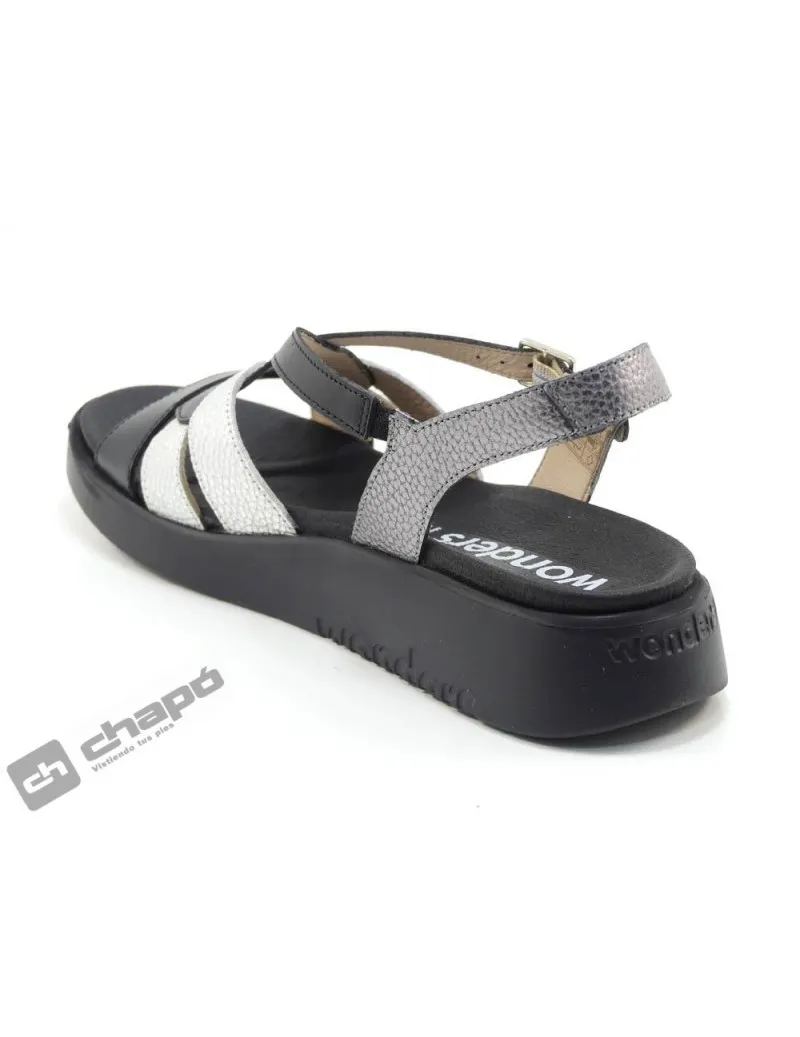 SANDALIA PLATA WONDERS C6530