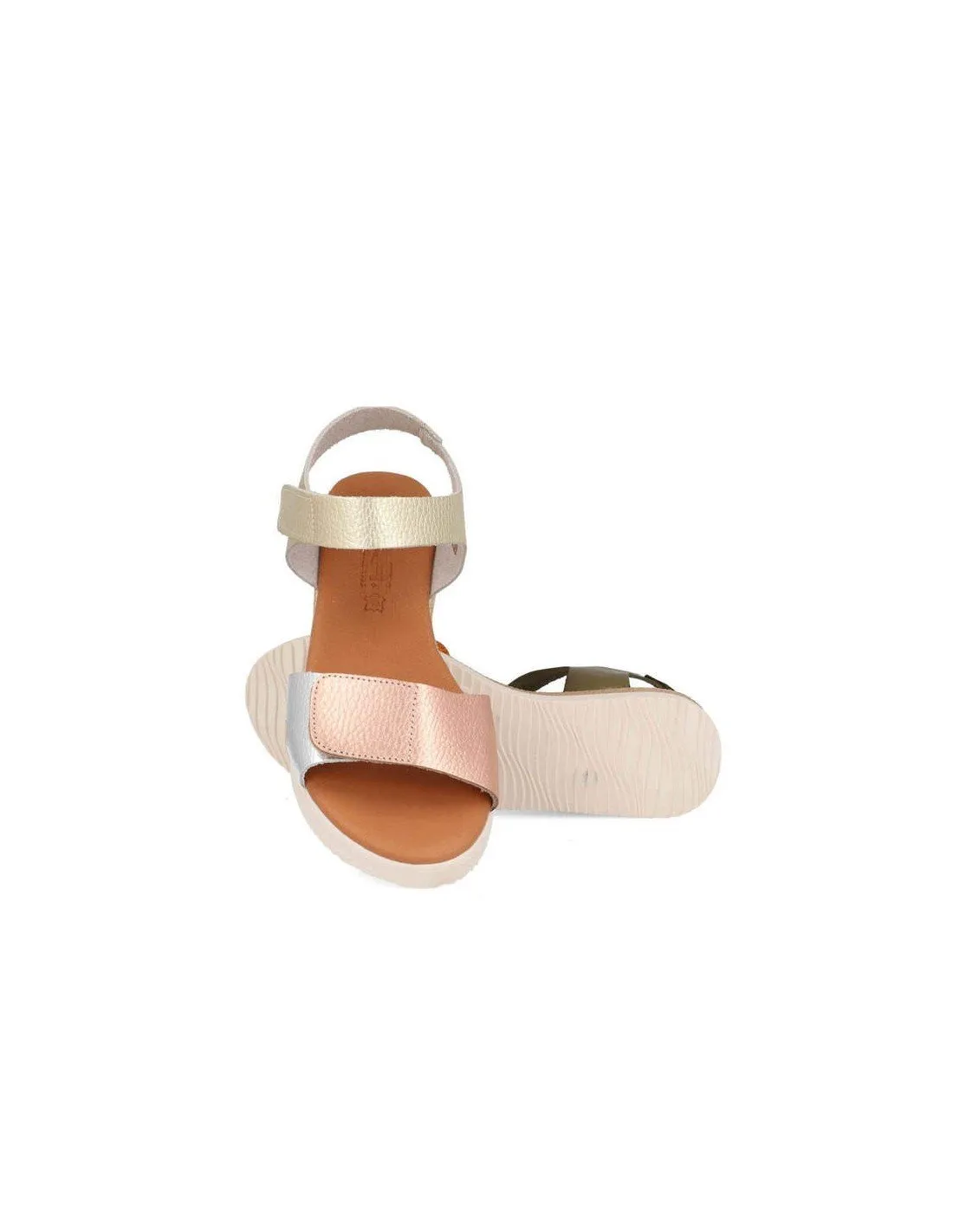Sandalias piel comodas velcros