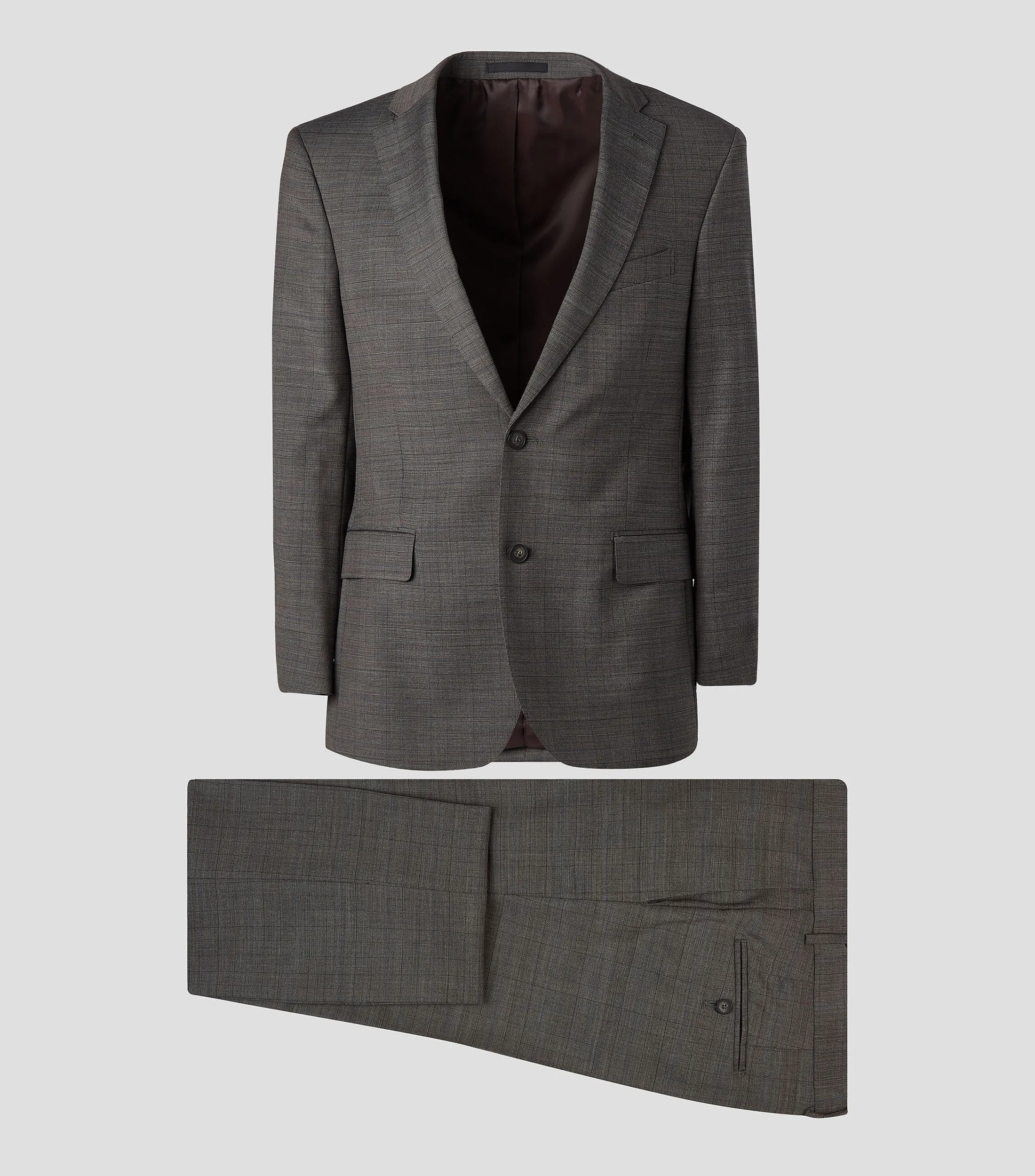 Sidi Traje de corte regular con cuadros Hombre