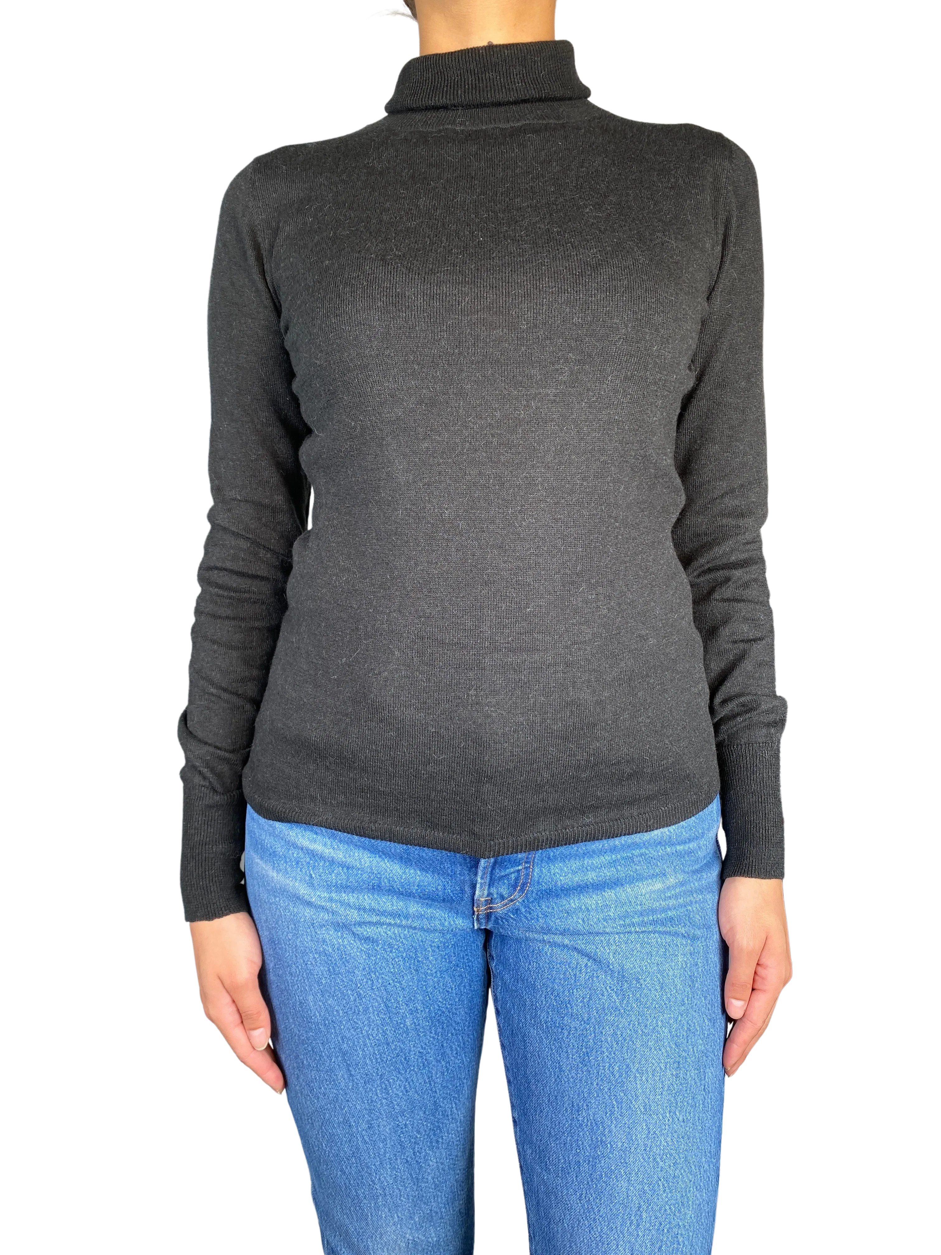 SISA sweater Negro Cuello Alto