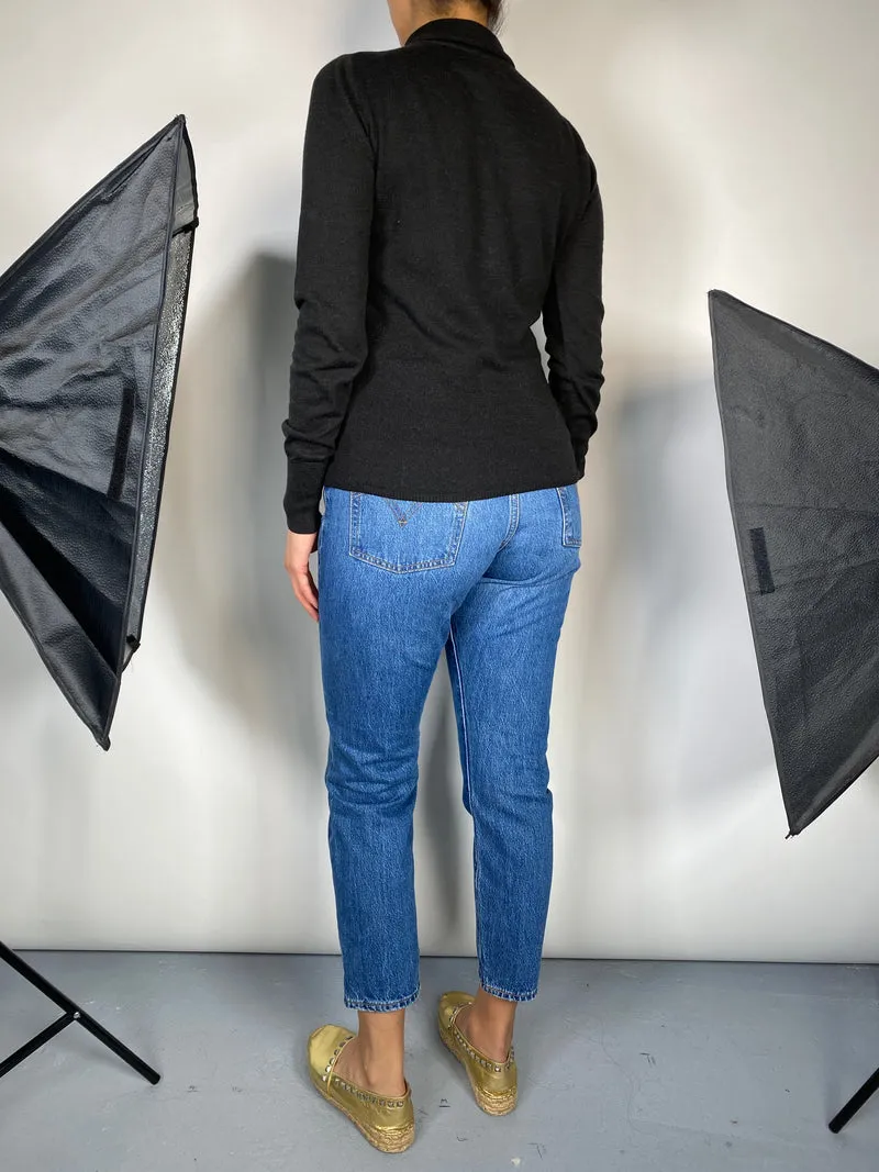 SISA sweater Negro Cuello Alto