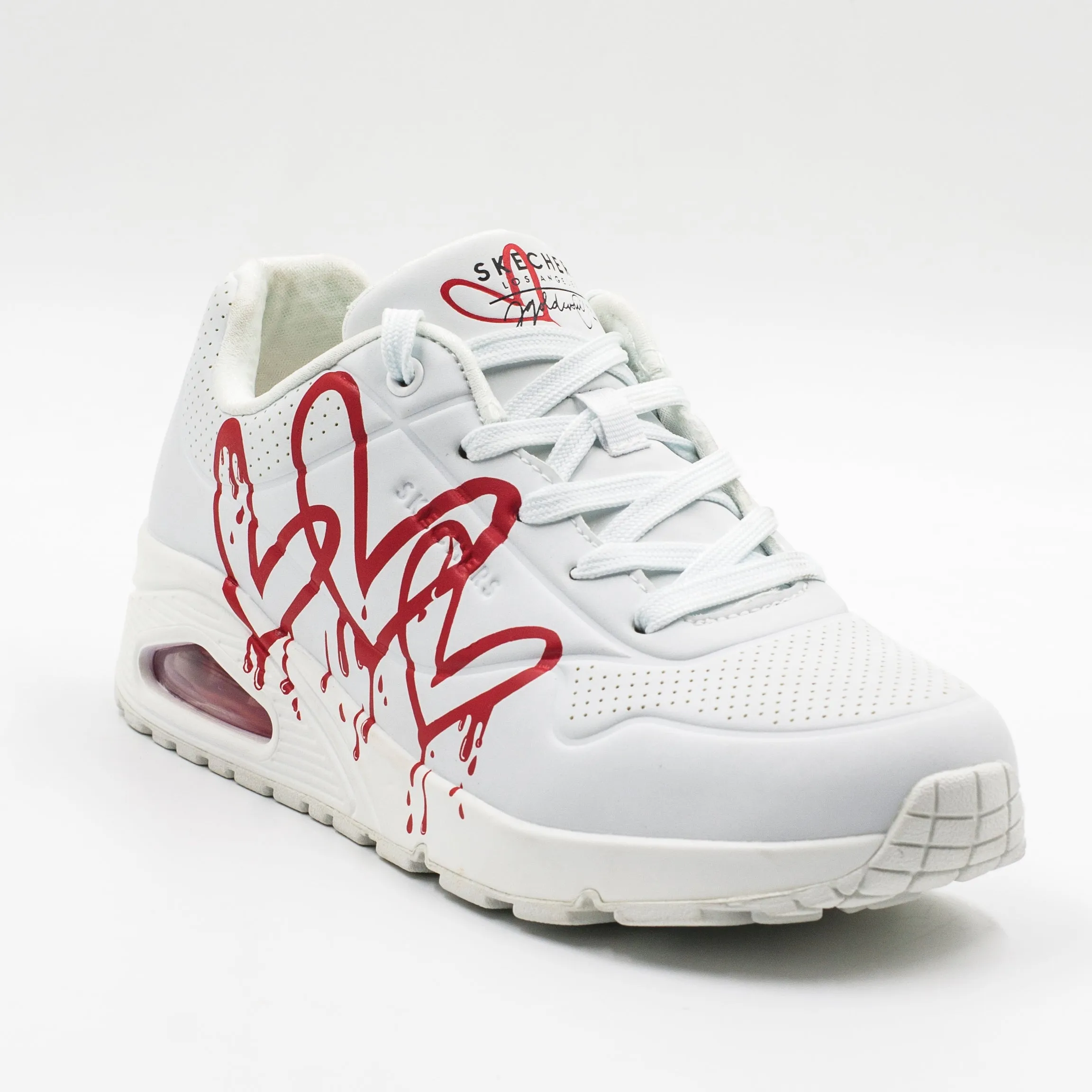 Skechers UNO DRIPPING IN LOVE Blanco Rosa