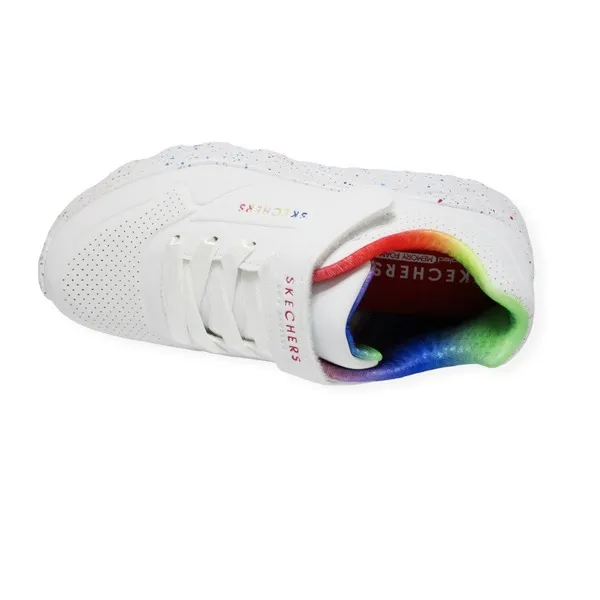 SKECHERS UNO LITE RAINBOW SPECKS