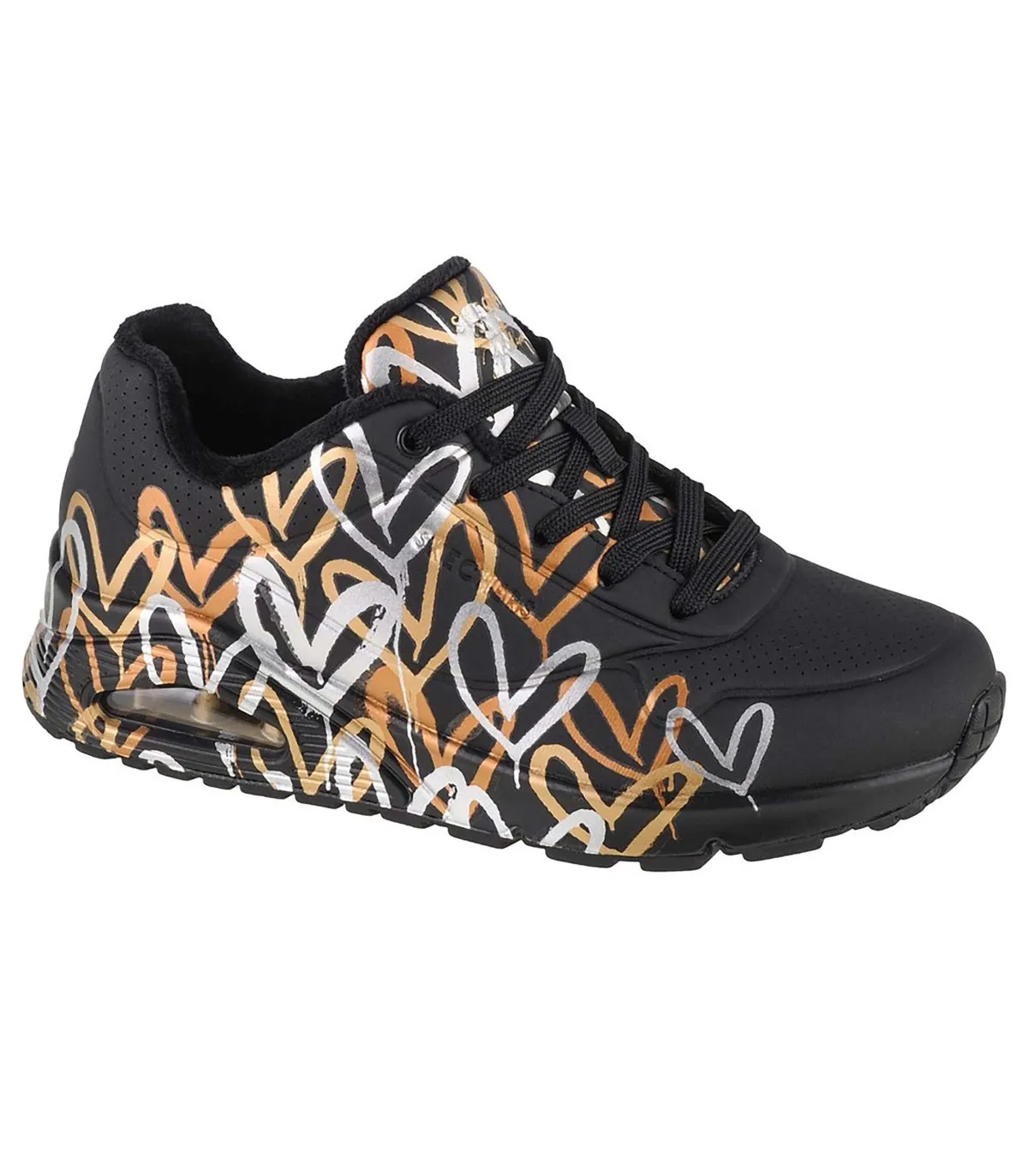 SKECHERS UNOMETALLIC JGOLDCROWN ZAPATILLA CASUAL