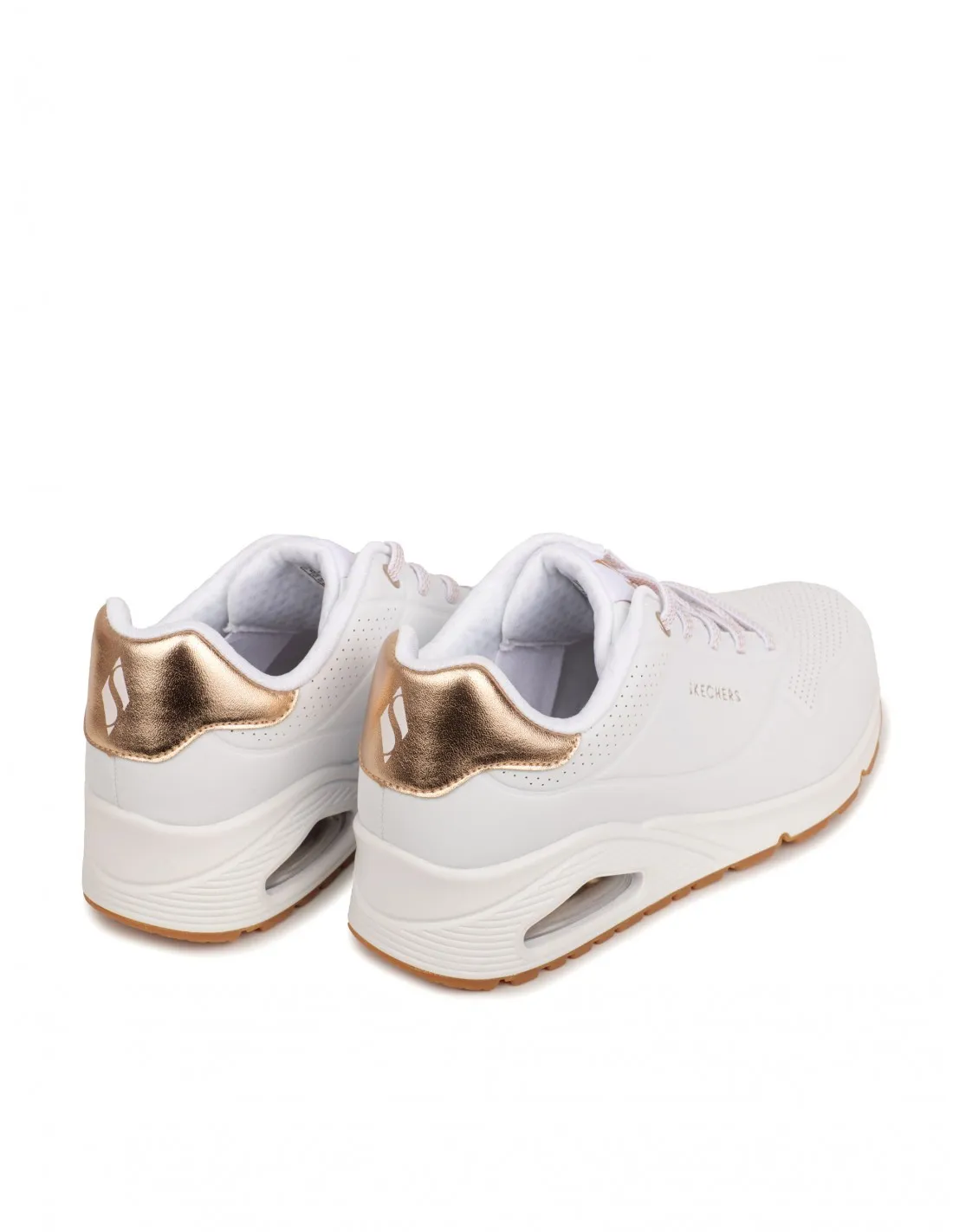 SKECHERS Uno Shimmer Away Blancas