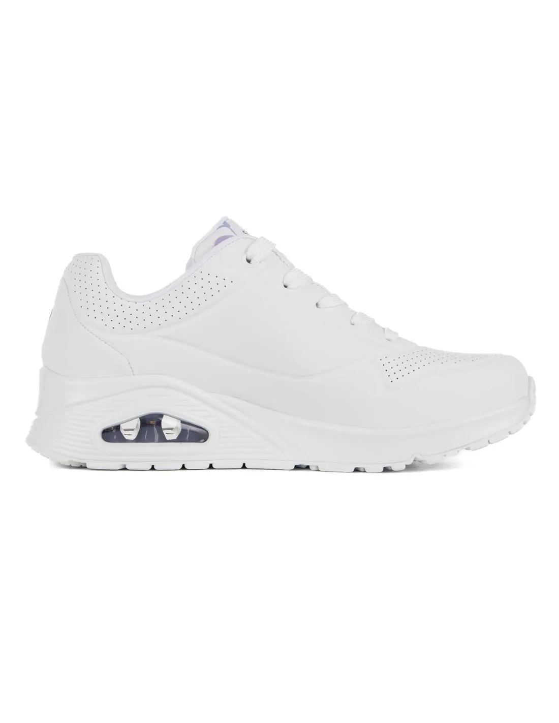 SKECHERS  ZAPATILLAS BLANCO Y LAVANDA UNO SPREAD THE LOVE 155507/WLPR MUJER