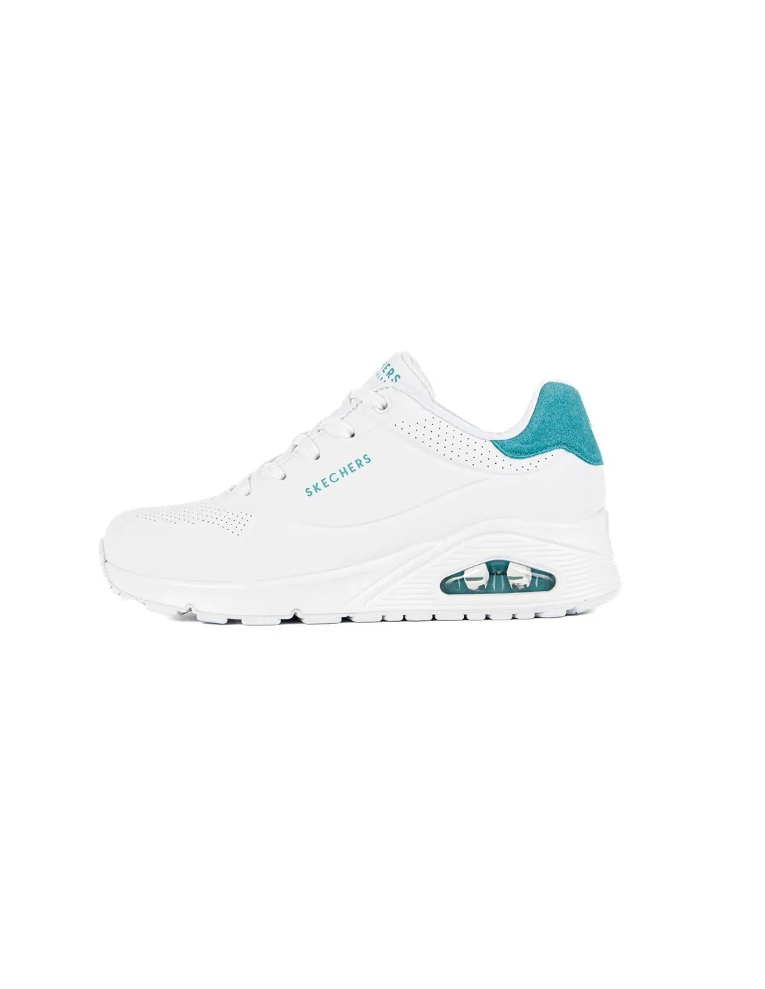 SKECHERS  ZAPATILLAS BLANCO Y MENTA UNO POP BACK 177092/WMNT MUJER