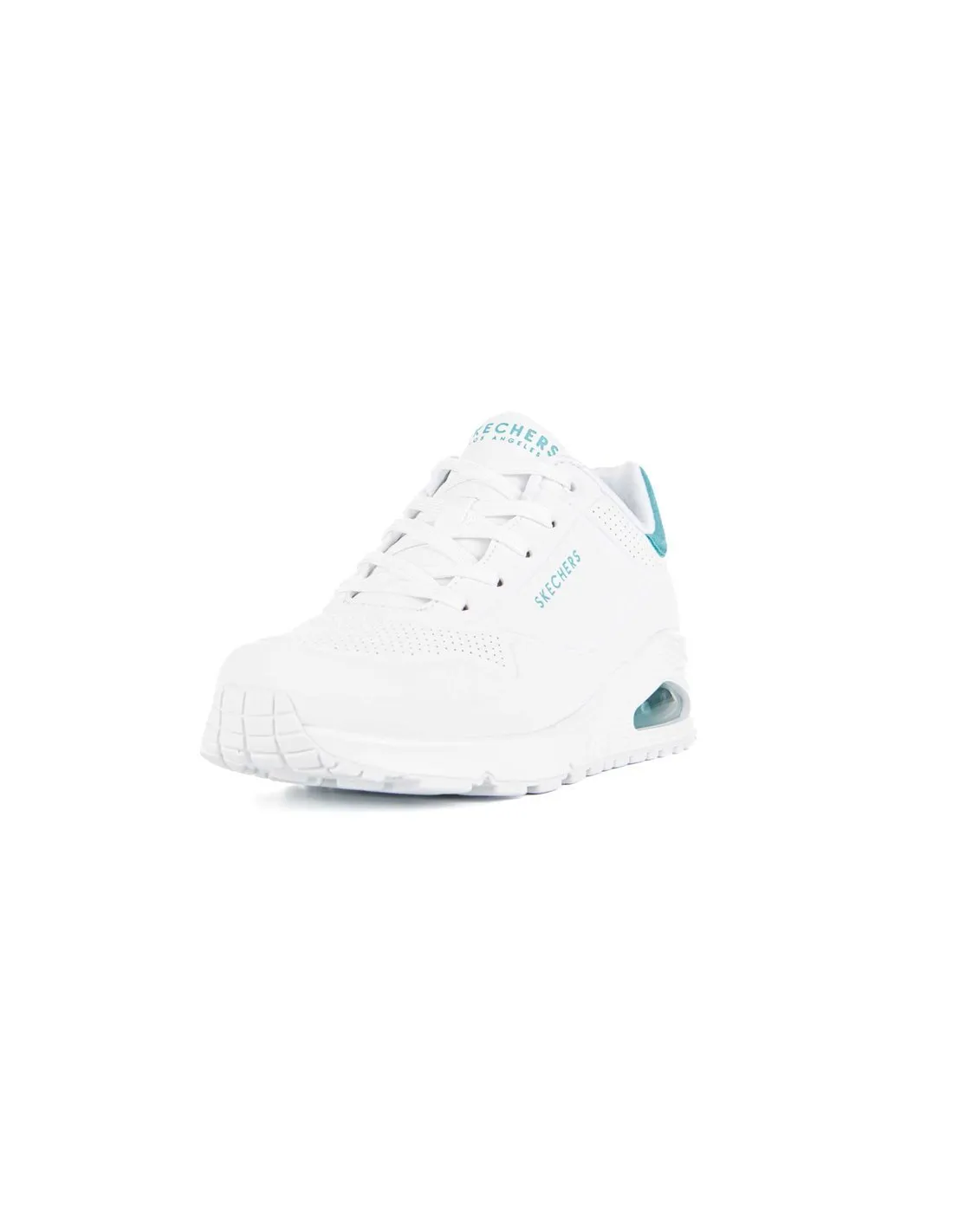 SKECHERS  ZAPATILLAS BLANCO Y MENTA UNO POP BACK 177092/WMNT MUJER