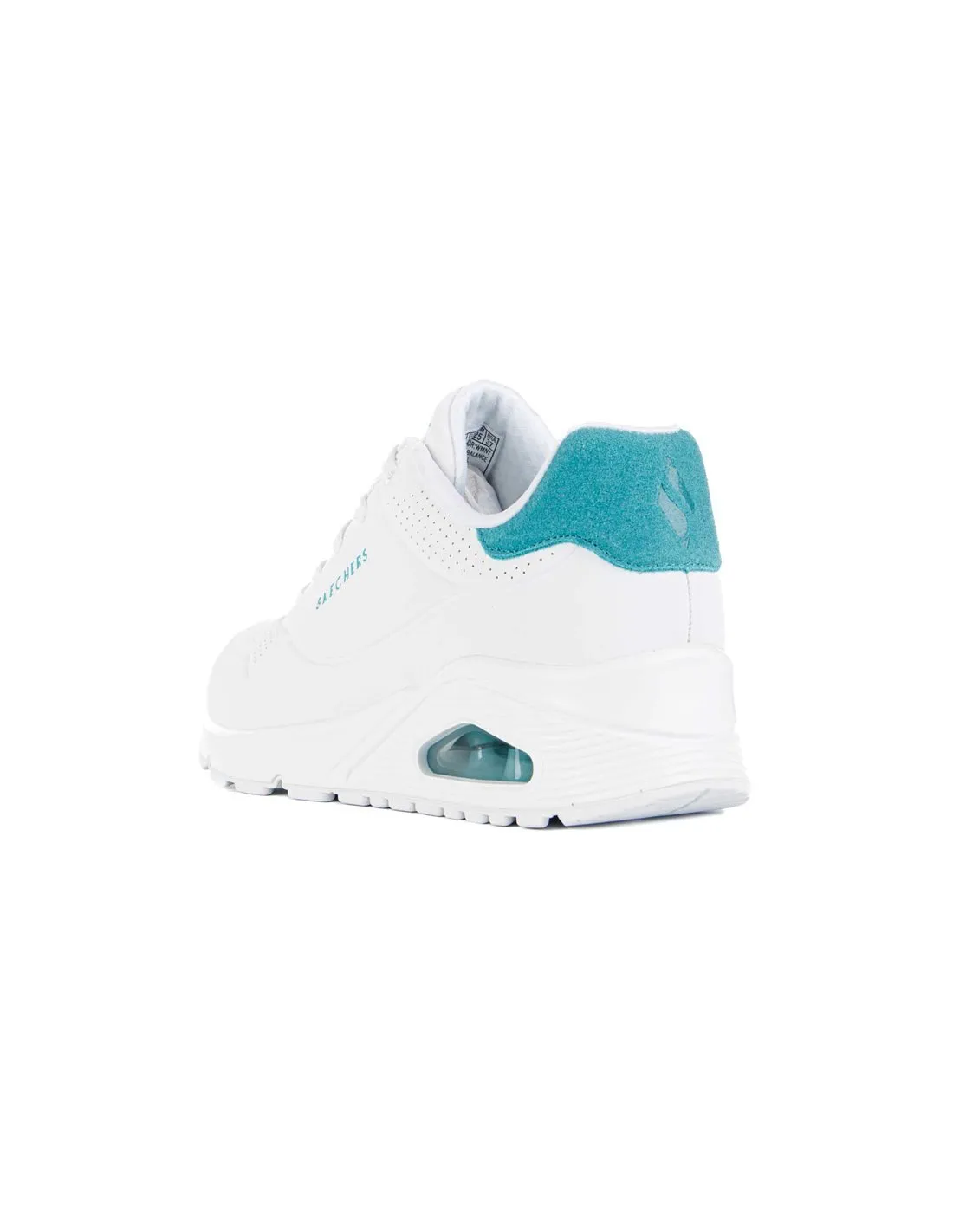 SKECHERS  ZAPATILLAS BLANCO Y MENTA UNO POP BACK 177092/WMNT MUJER