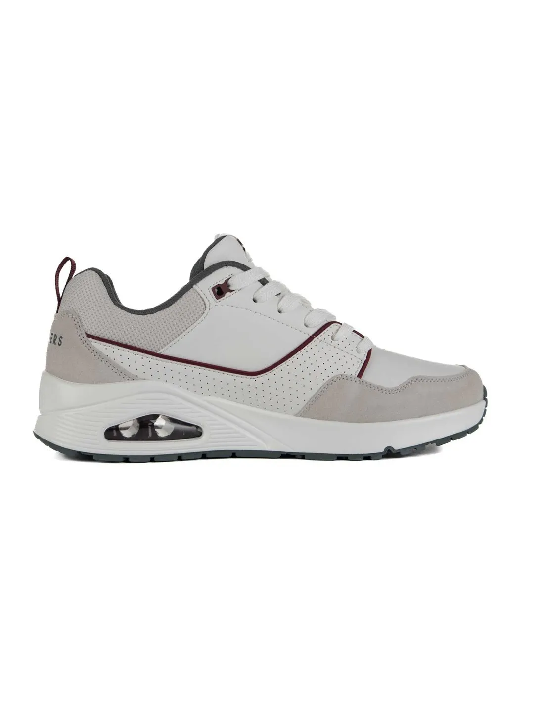 SKECHERS  ZAPATILLAS BLANCO Y VERDE UNO RETRO ONE 183020 HOMBRE