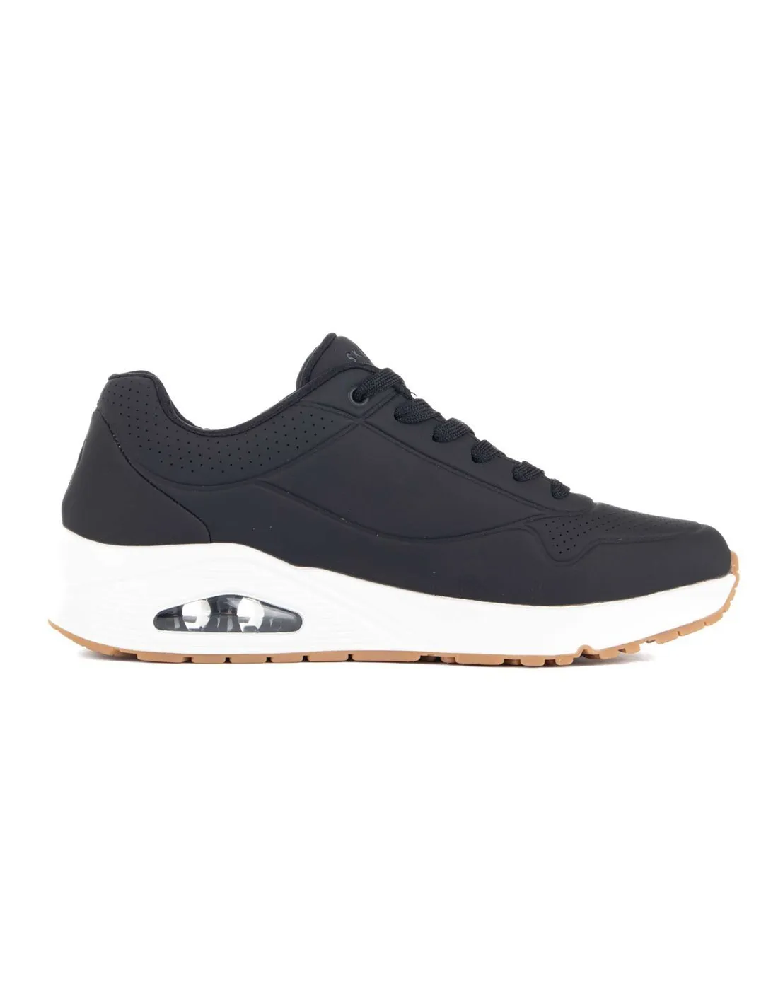 SKECHERS  ZAPATILLAS NEGRAS UNO STAND ON AIR 52458/BLK HOMBRE