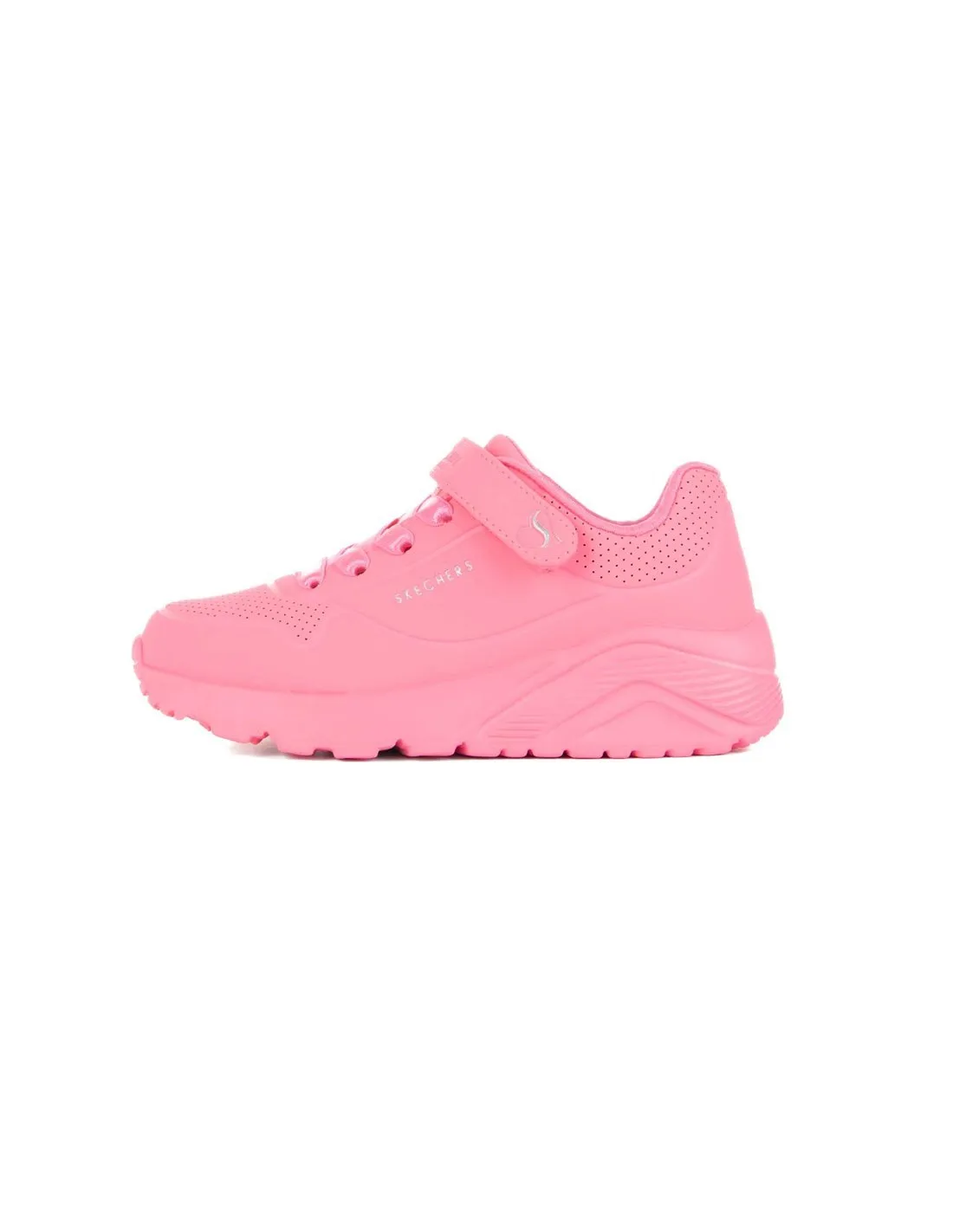 SKECHERS  ZAPATILLAS ROSA NEON UNO LITE 310451L/NPNK NIñA
