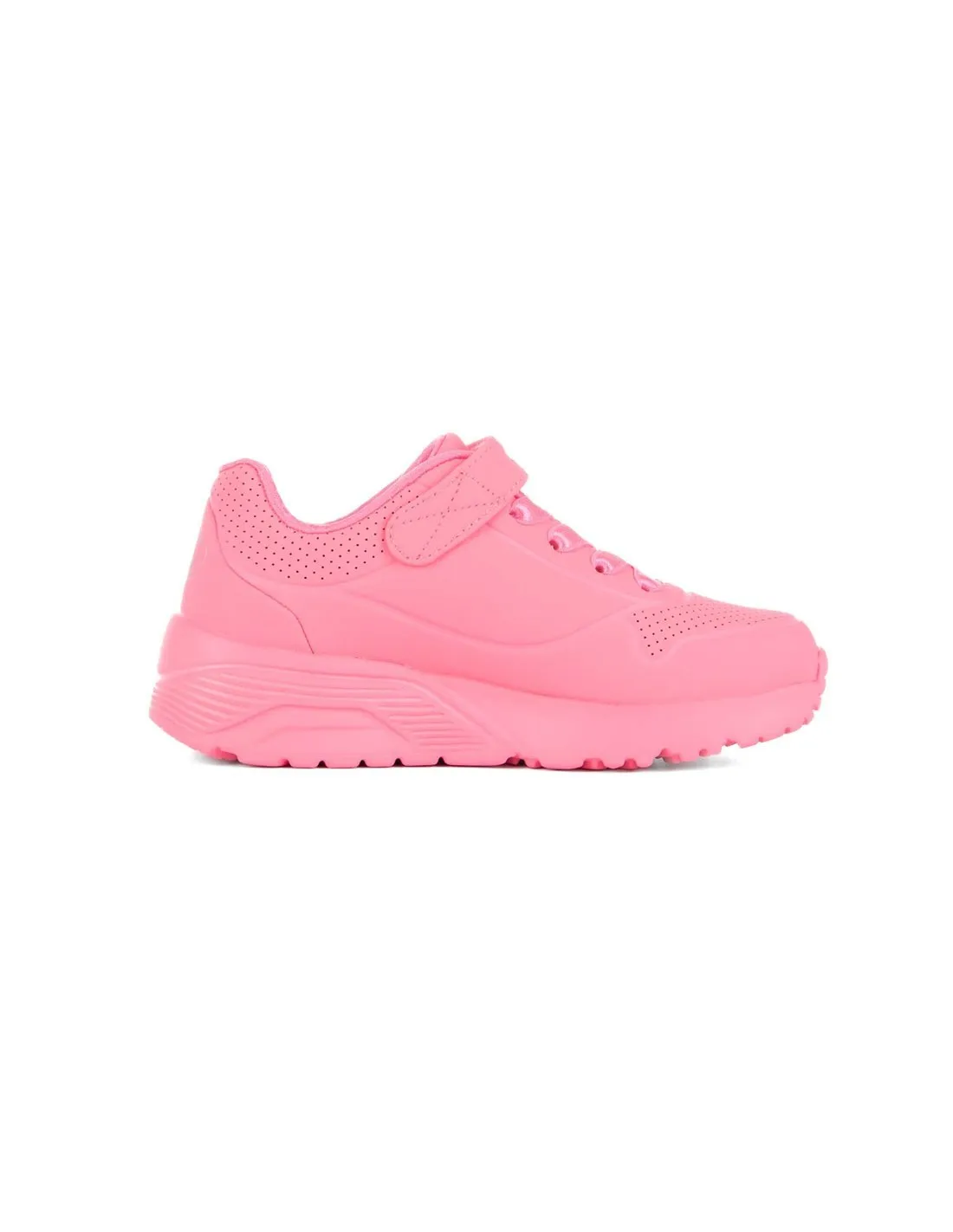 SKECHERS  ZAPATILLAS ROSA NEON UNO LITE 310451L/NPNK NIñA