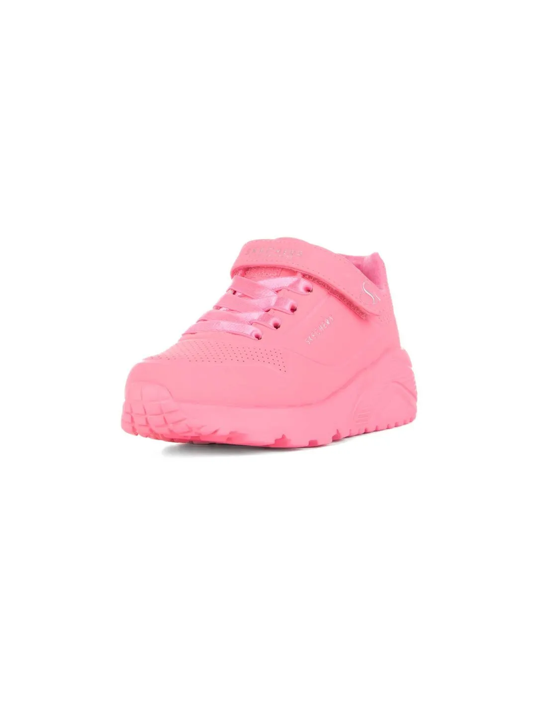 SKECHERS  ZAPATILLAS ROSA NEON UNO LITE 310451L/NPNK NIñA