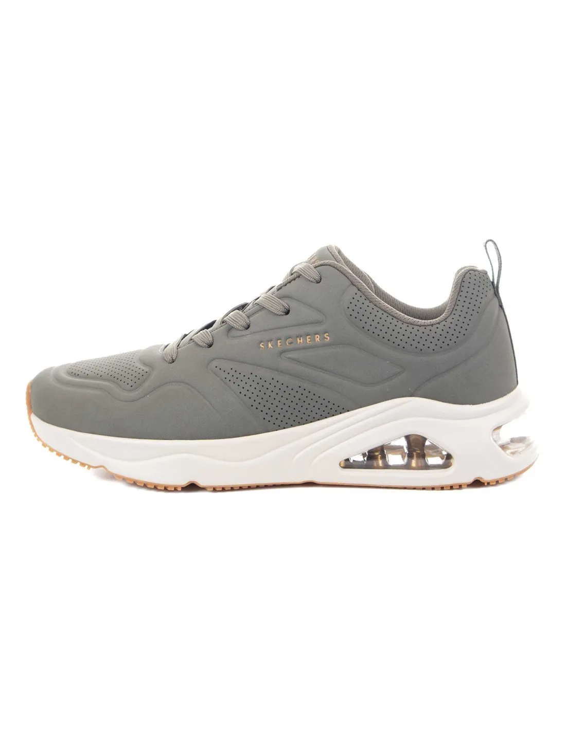 SKECHERS  ZAPATILLAS VERDE OLIVA TRES AIR UNO CASAIRAL 183090 HOMBRE