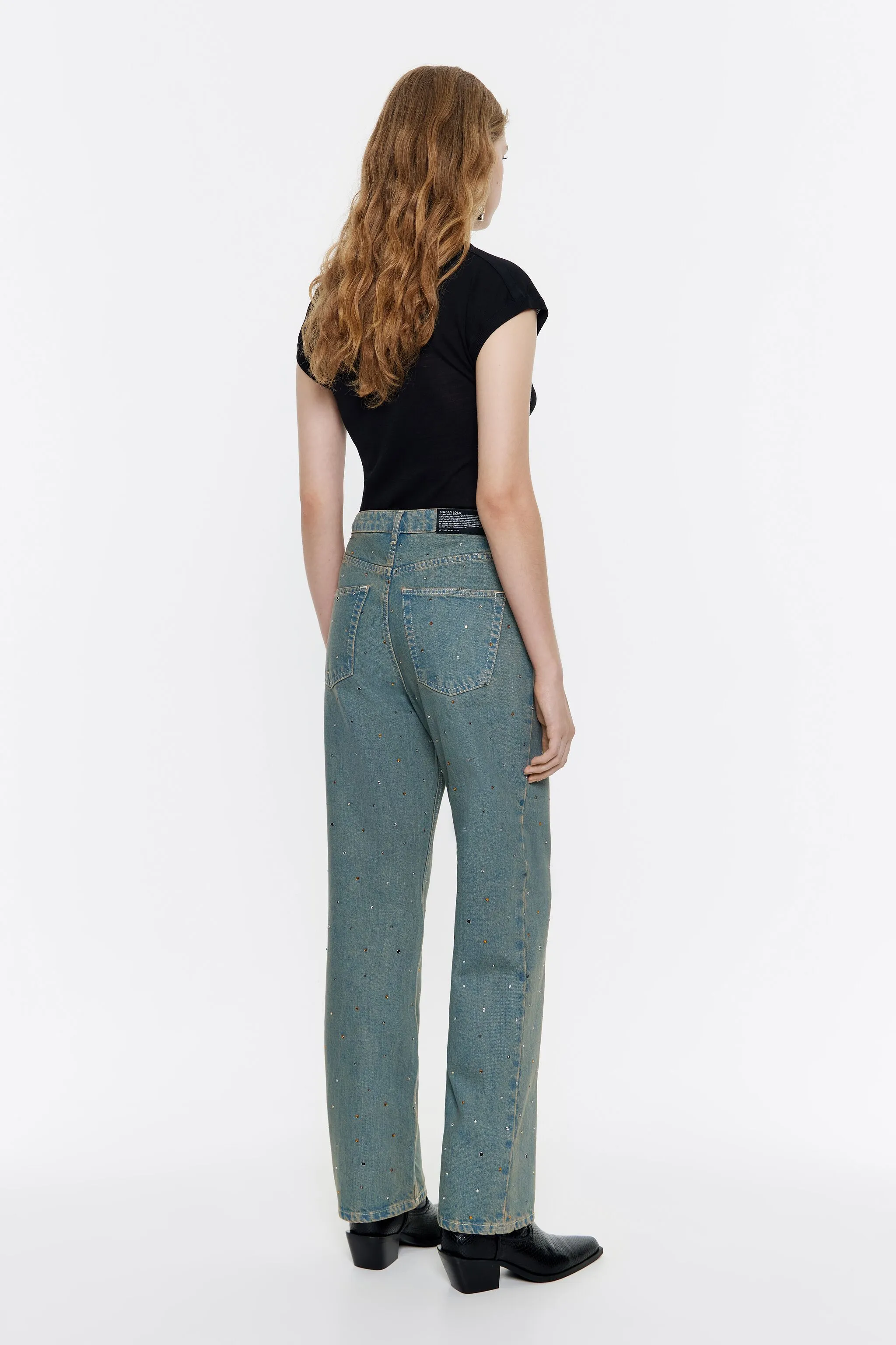 STRAIGHT CROPPED  VAQUERO PIEDRAS AZUL