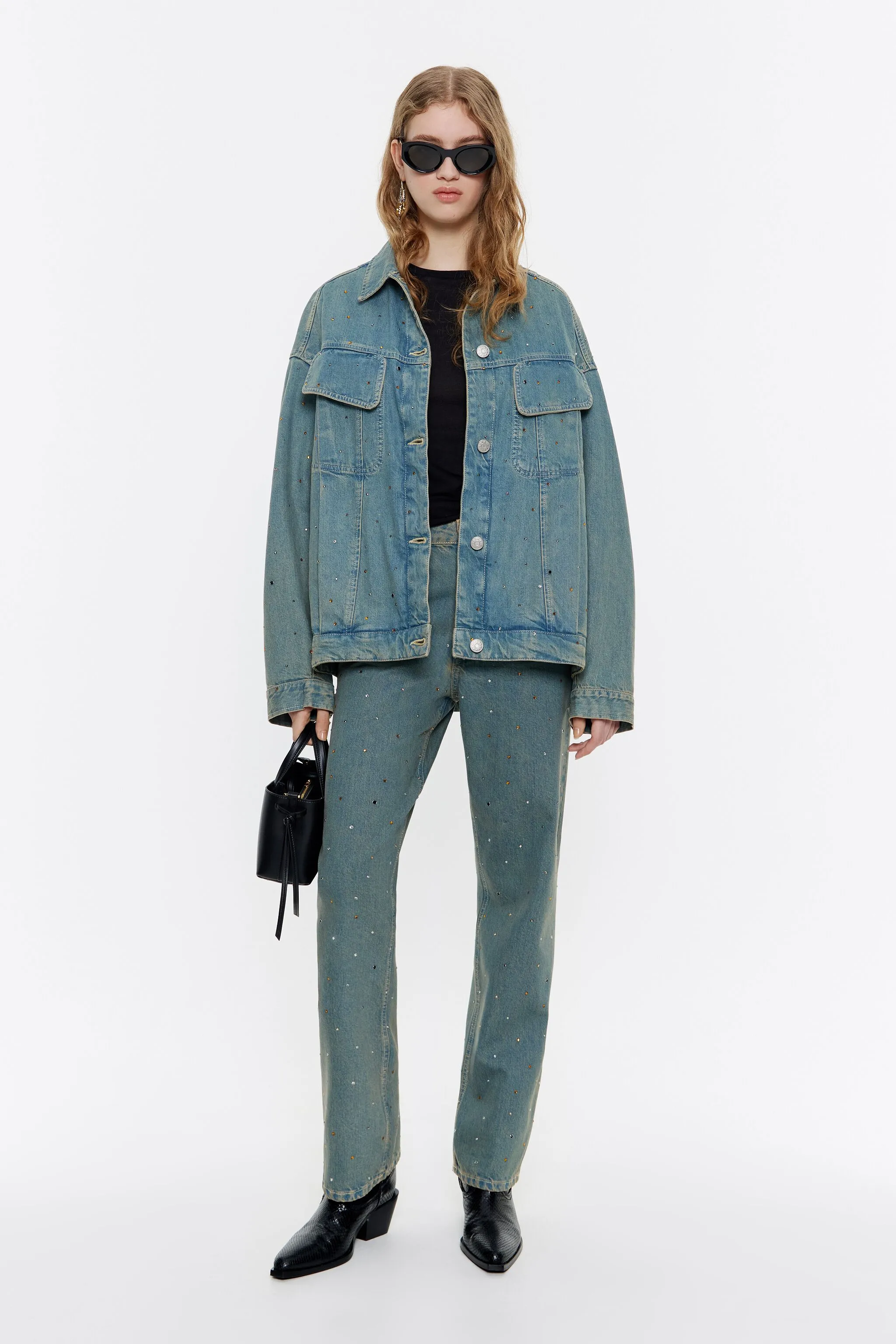 STRAIGHT CROPPED  VAQUERO PIEDRAS AZUL