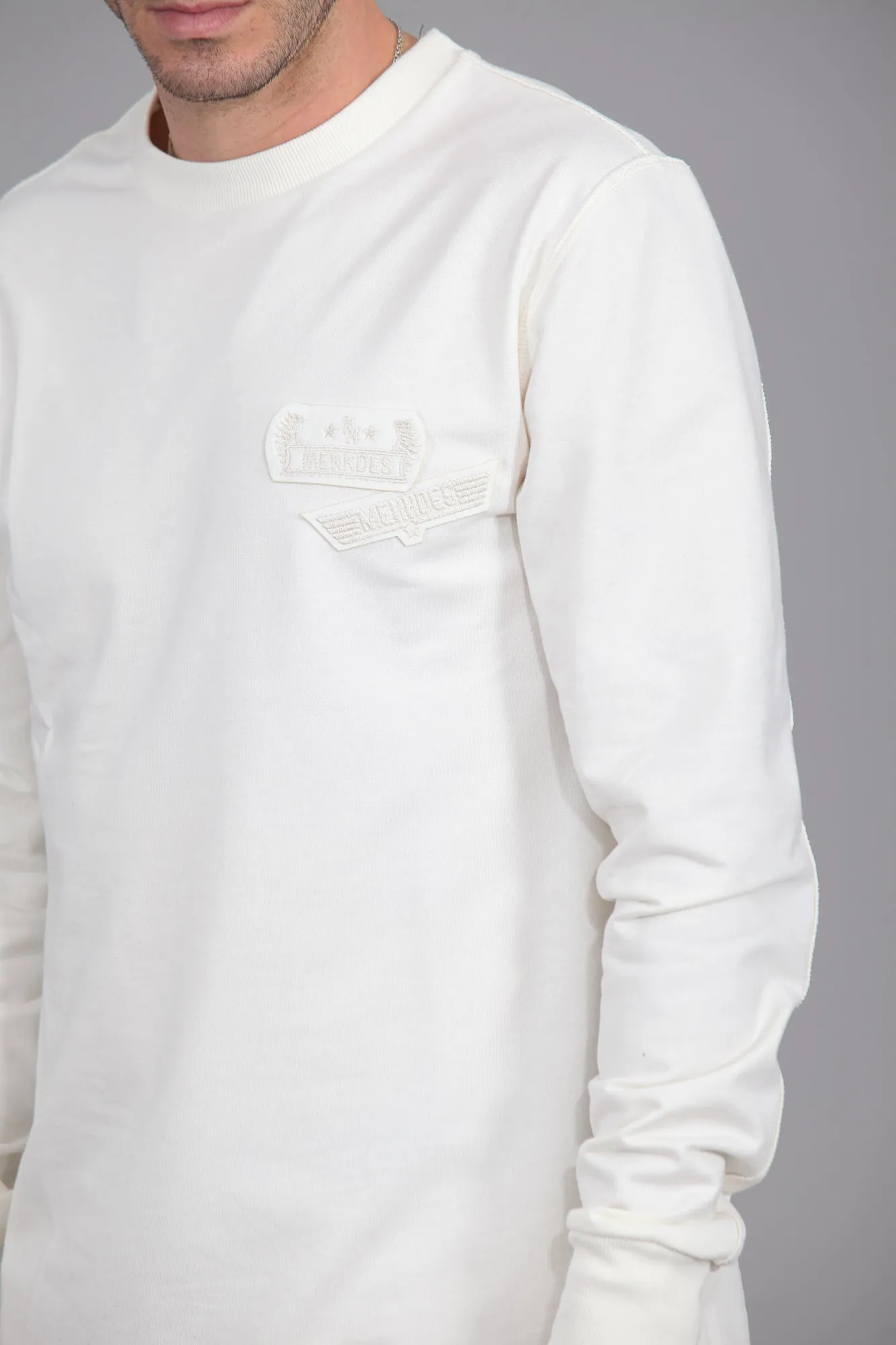 Sudadera HE costuras exteriores parches CALIFORNIA · CRUDO ·