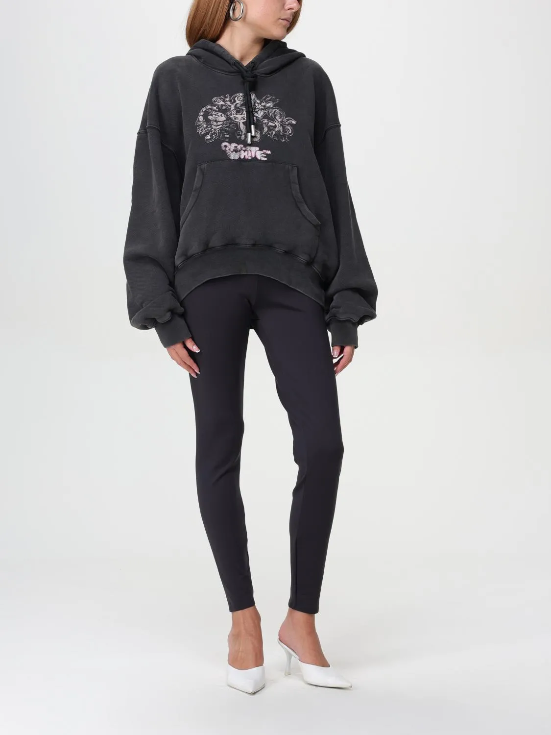SUDADERA MUJER OFFWHITE