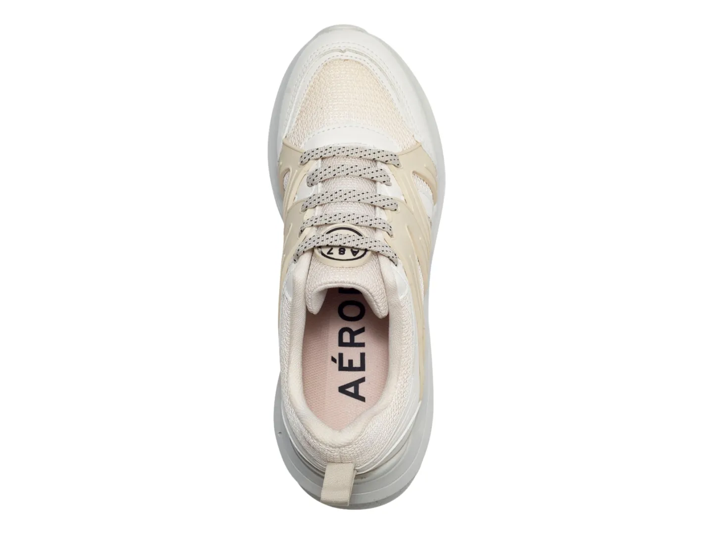 Tenis Aeropostale S23201 Beige Para Mujer