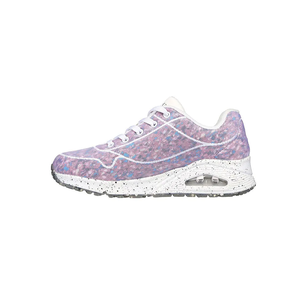 TENIS MUJER SKECHERS  UNO   BLANCOMULTICOLOR