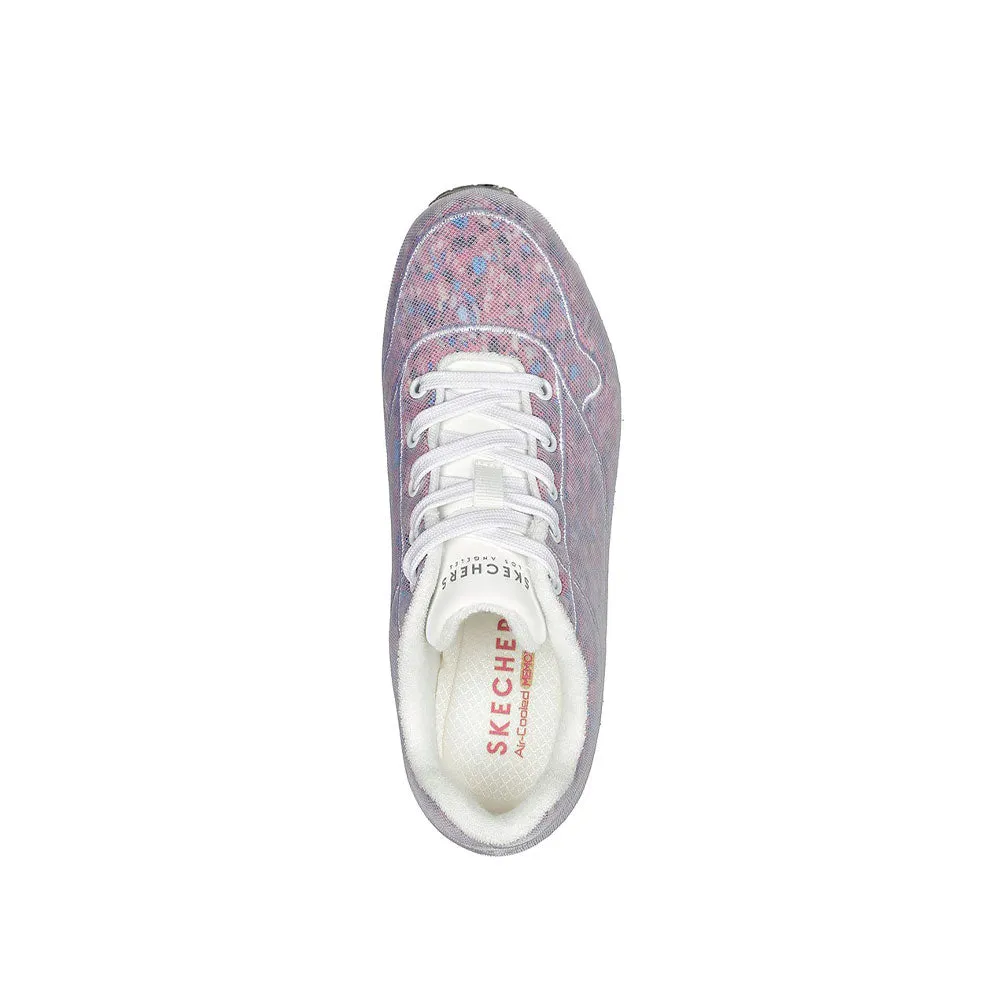 TENIS MUJER SKECHERS  UNO   BLANCOMULTICOLOR