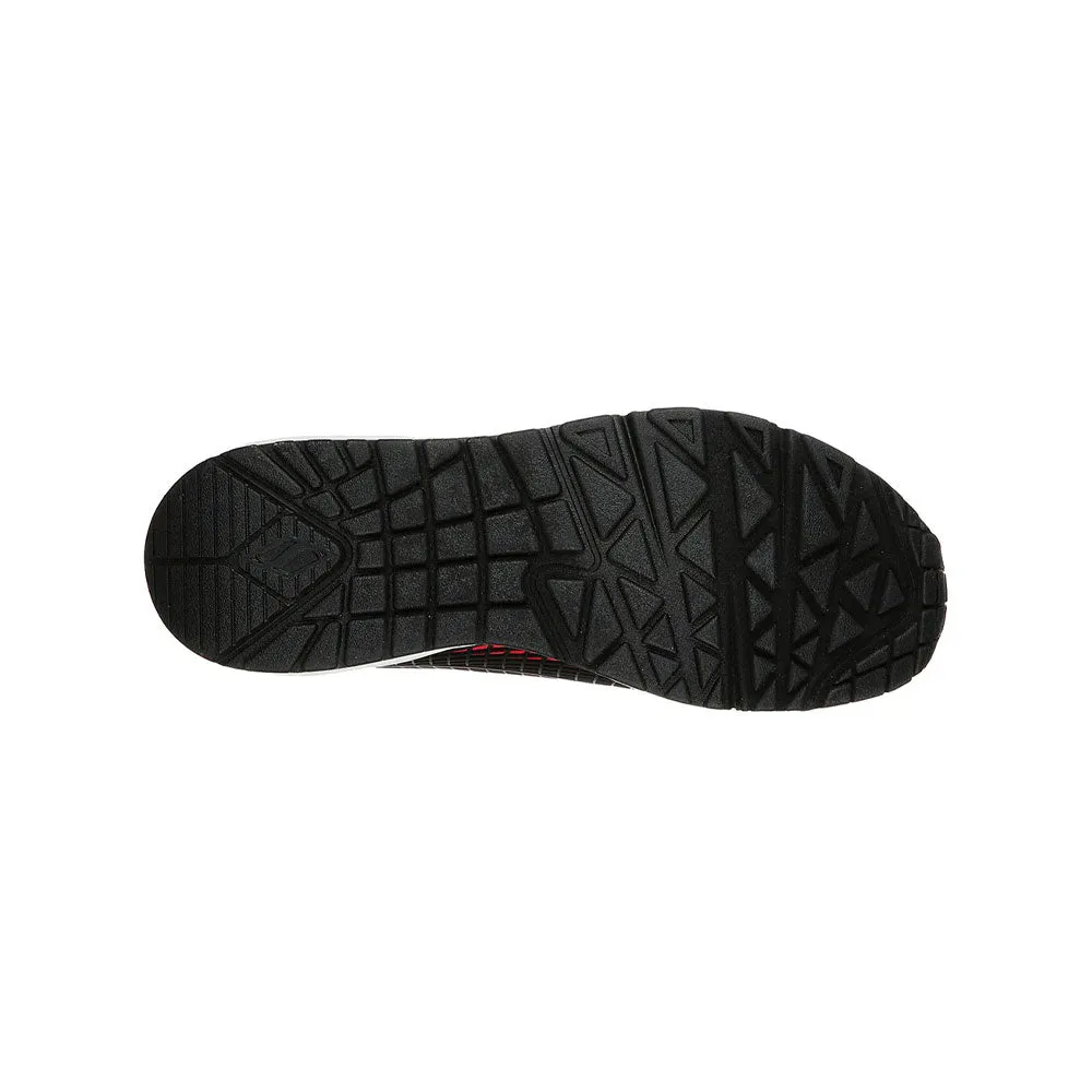 TENIS MUJER SKECHERS UNO EYE  CATCHING  NEGROMULTICOLOR