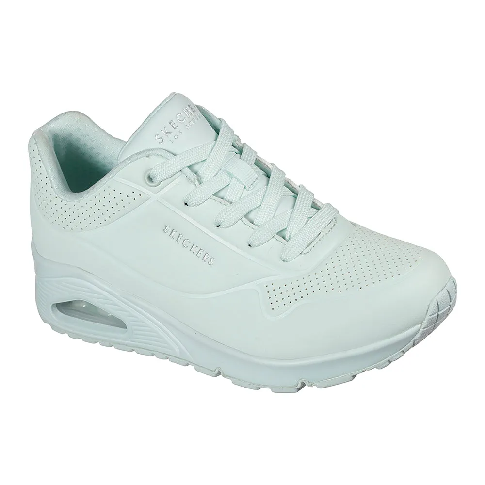 TENIS MUJER SKECHERS UNO   FROSTY KICKS  AGUAMARINA