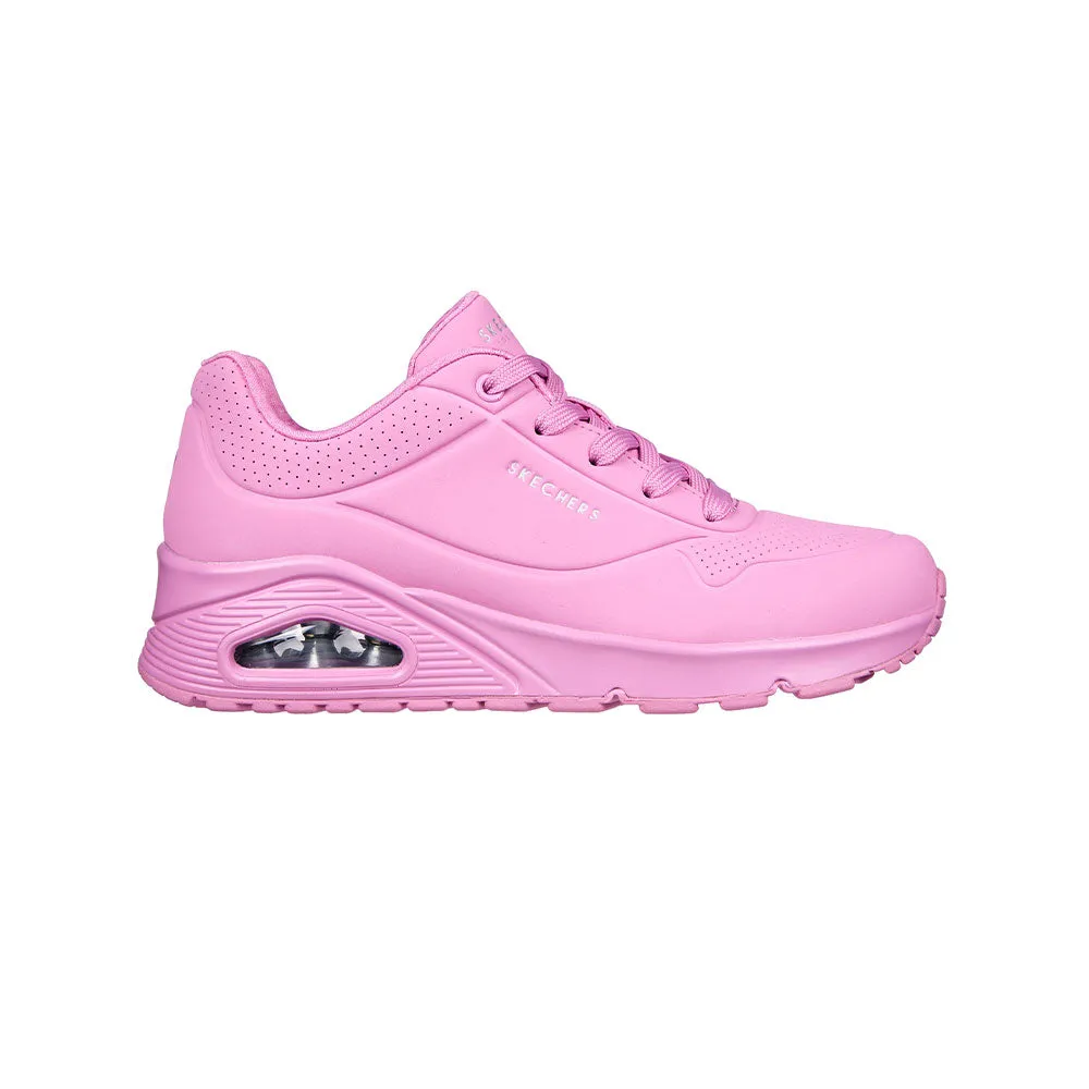 TENIS MUJER SKECHERS UNO STAN  ON AIR  FUCSIA