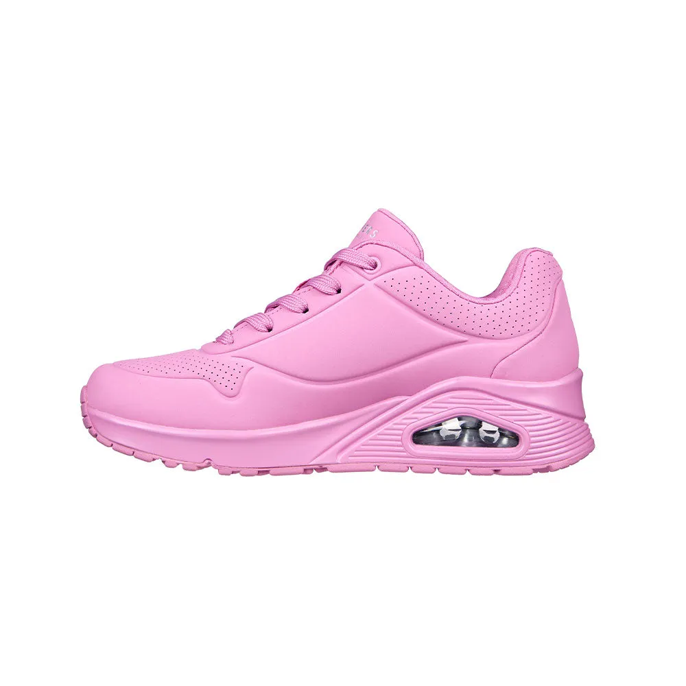 TENIS MUJER SKECHERS UNO STAN  ON AIR  FUCSIA