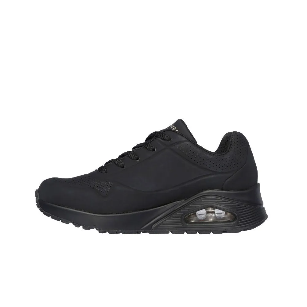 TENIS MUJER SKECHERS UNO STAND ON AIR  NEGRONEGRO