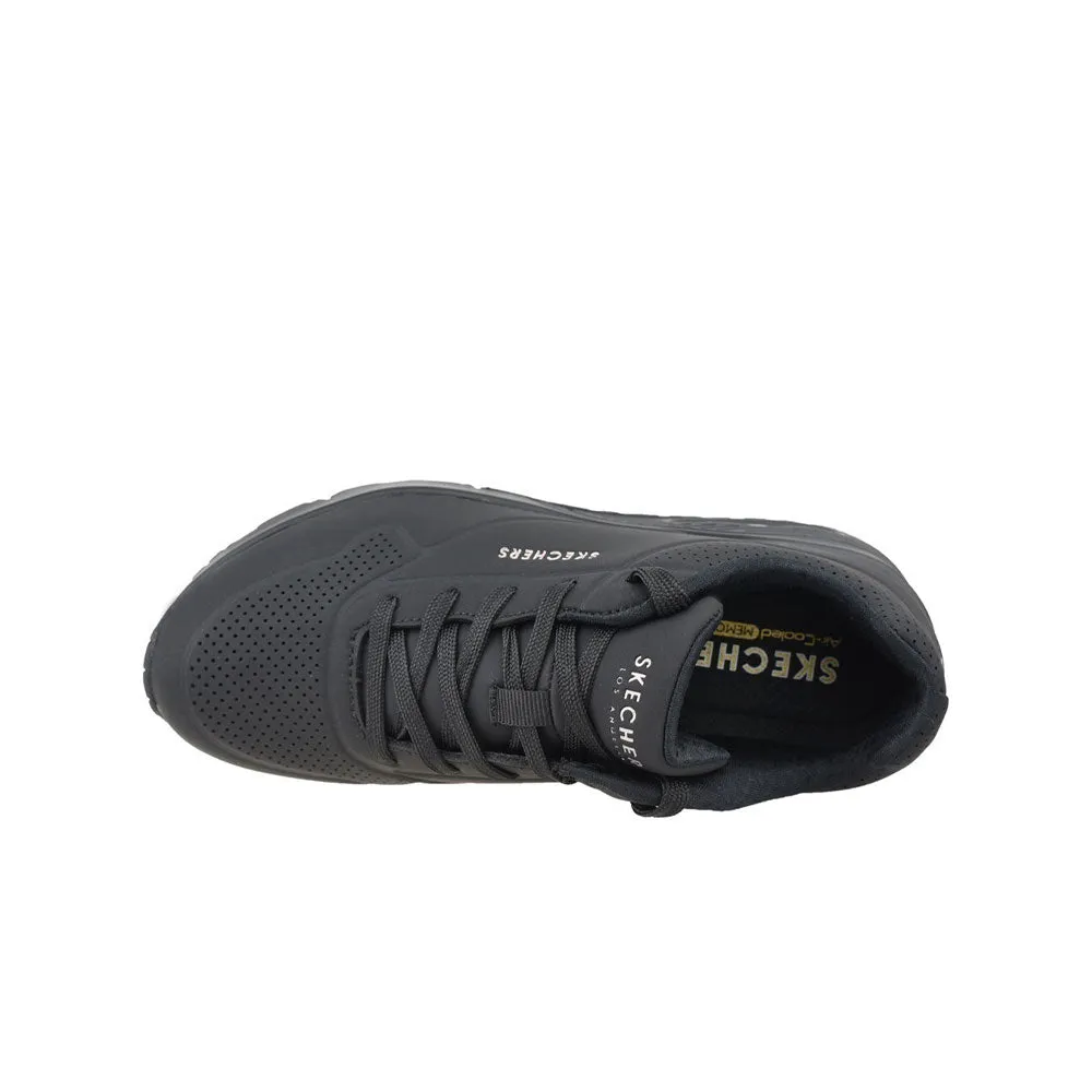 TENIS MUJER SKECHERS UNO STAND ON AIR  NEGRONEGRO