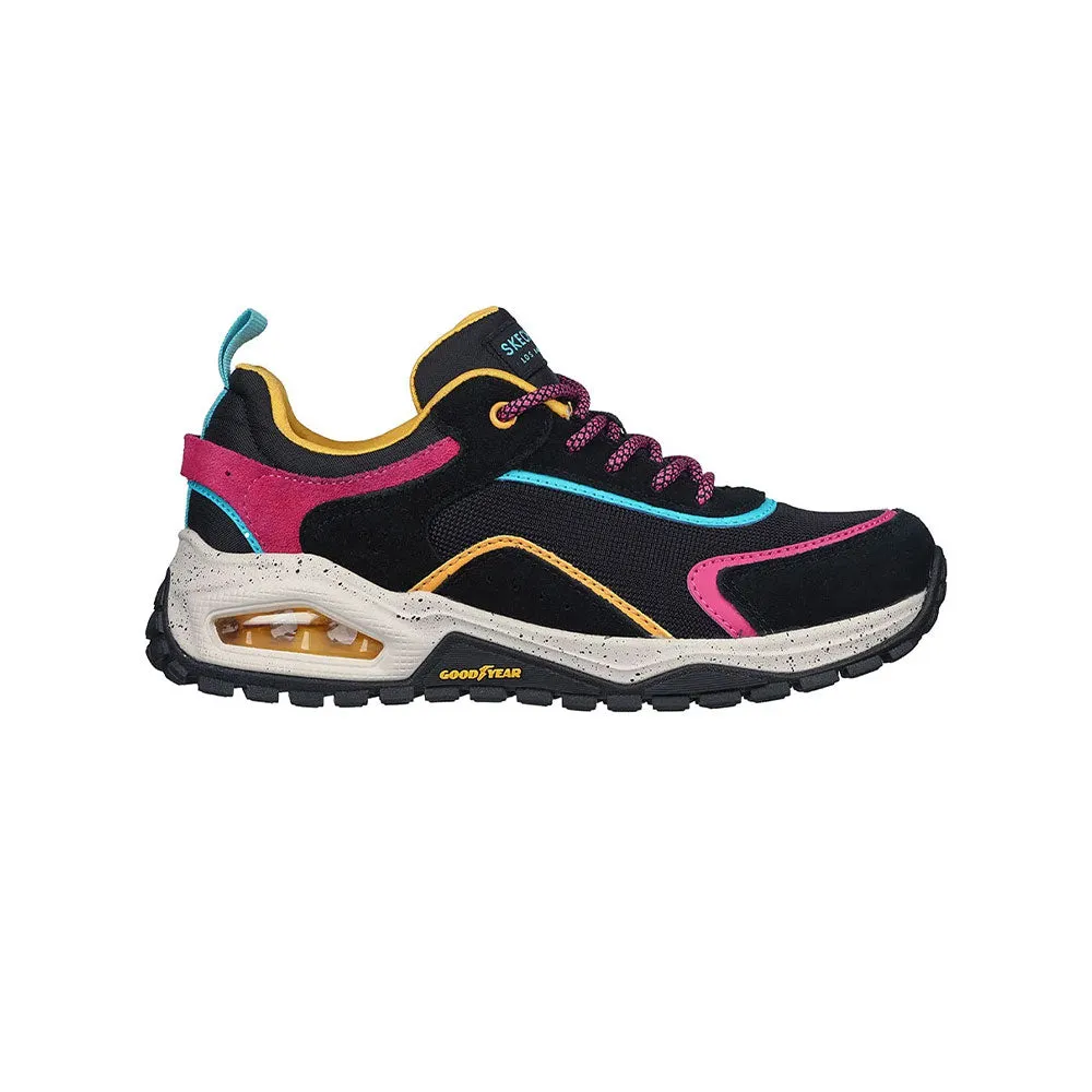 TENIS MUJER SKECHERS UNO TRAIL   NEGROMULTICOLOR