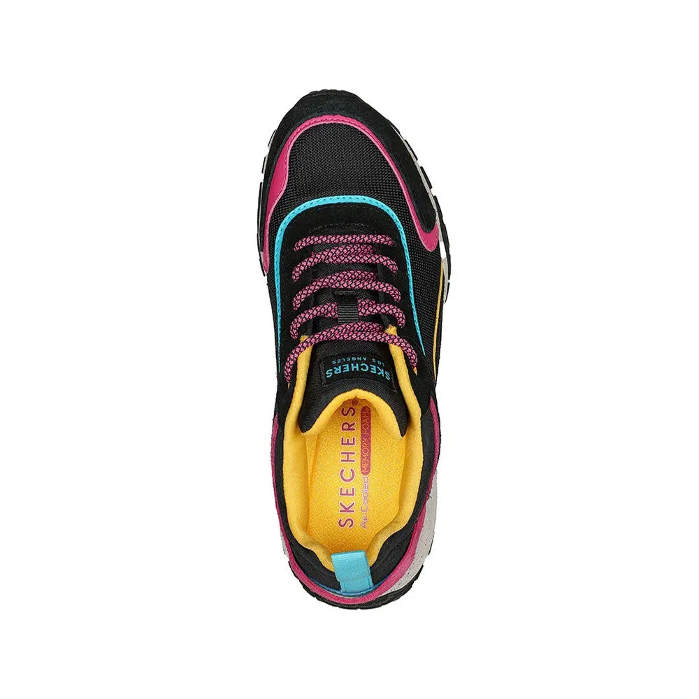 TENIS MUJER SKECHERS UNO TRAIL   NEGROMULTICOLOR