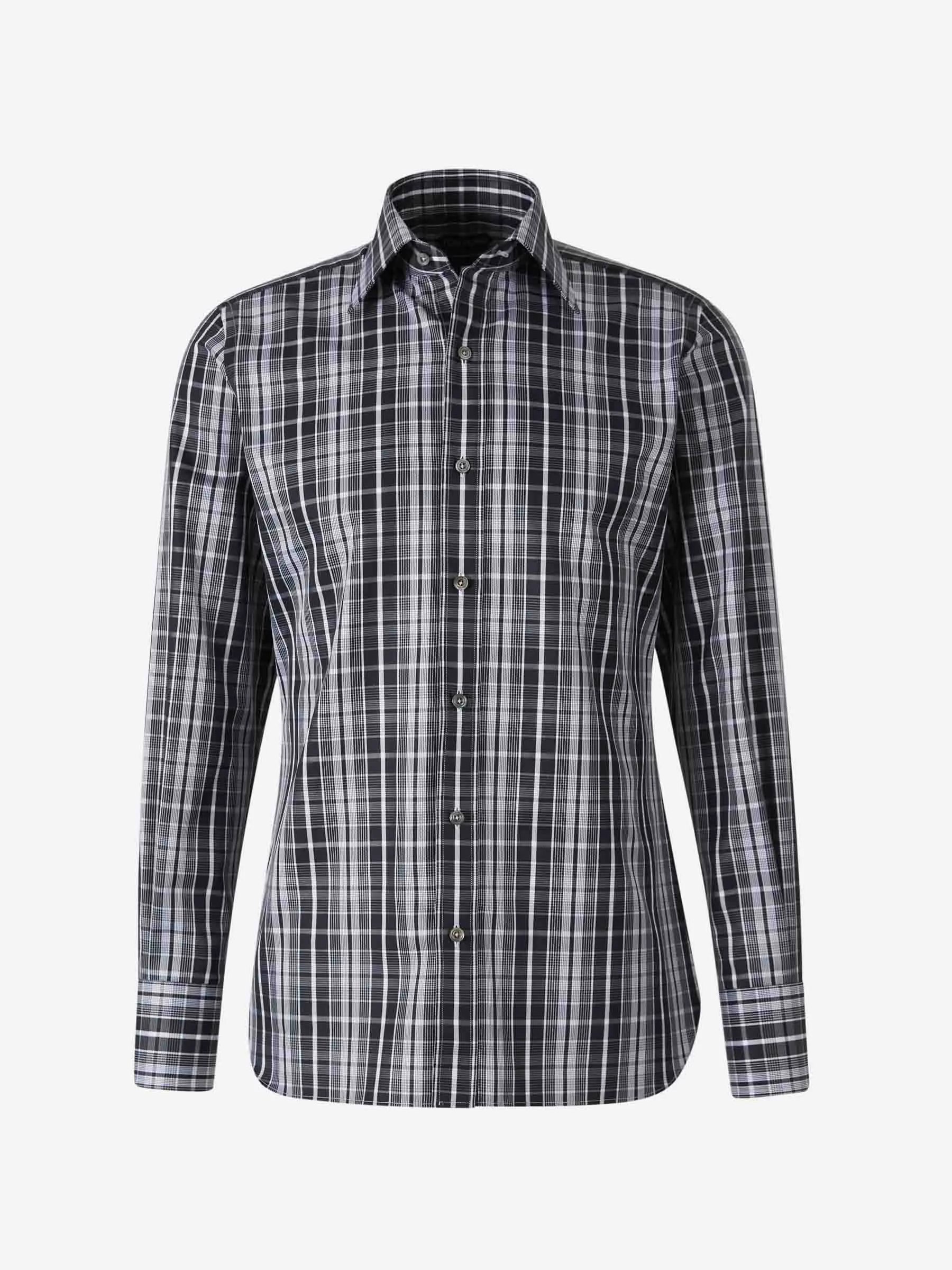 Tom Ford Camisa Motivo Cuadros