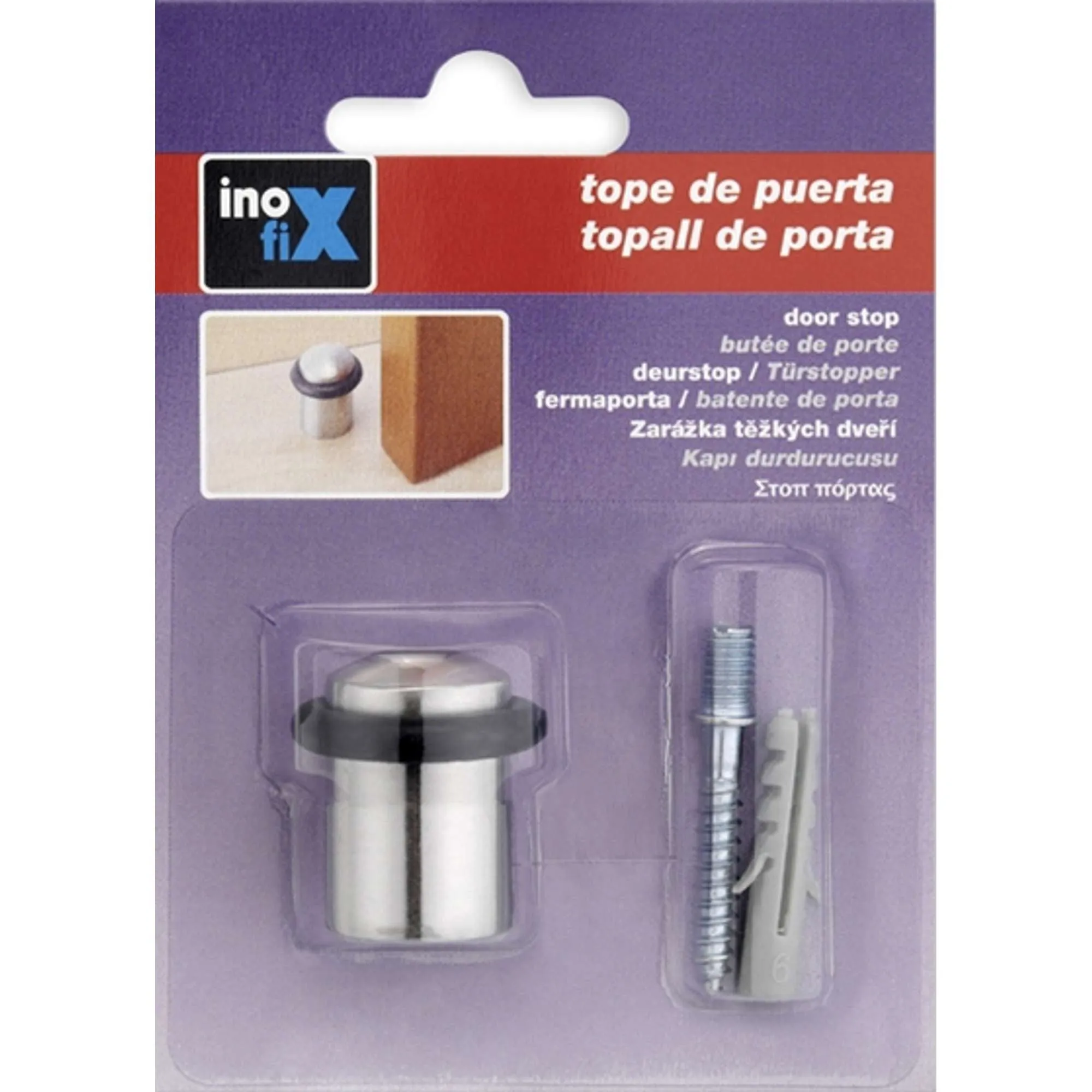 Tope De Puerta  Acero Inoxidable