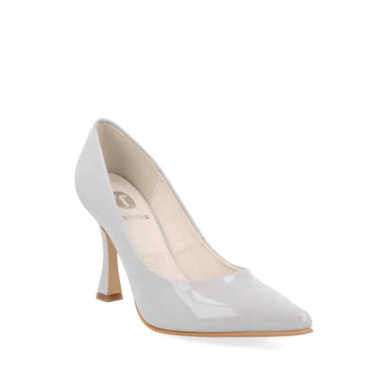 Zapatilla de Vestir Trender color Gris para Mujer