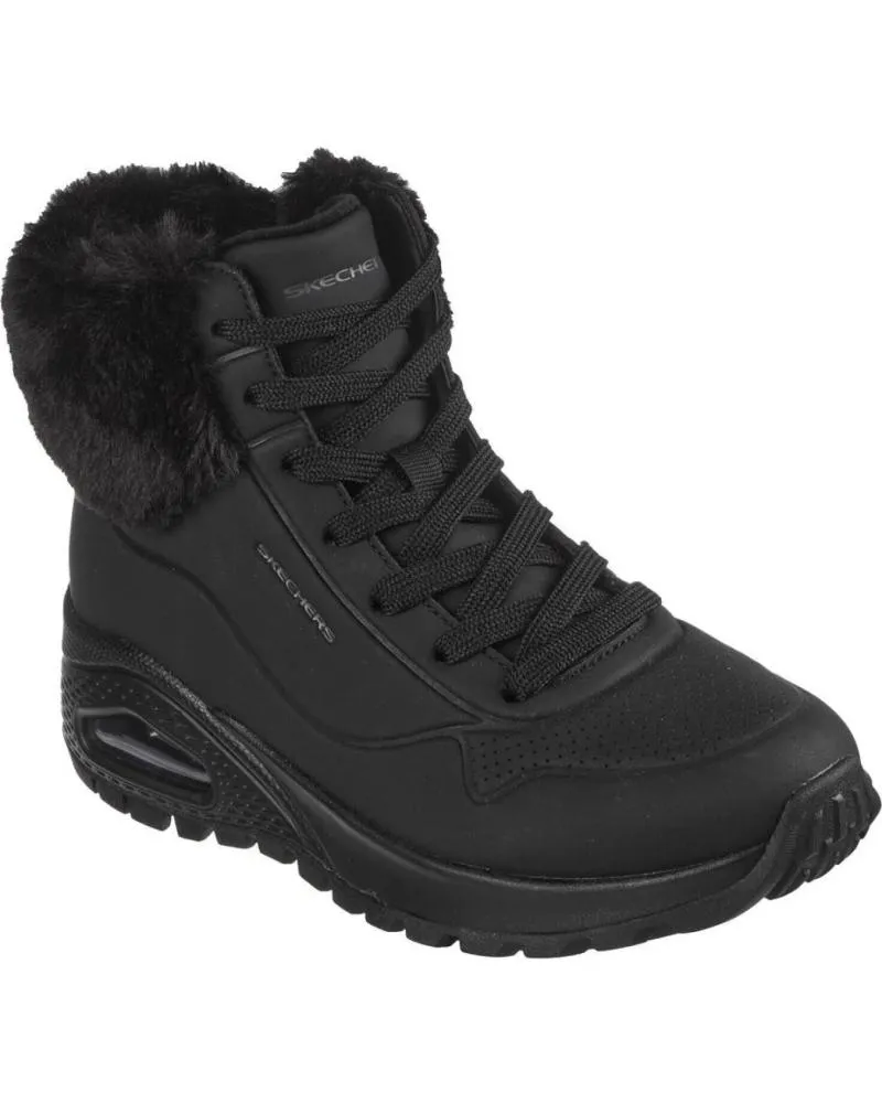 ZAPATILLAS DEPORTE DE MUJER SKECHERS 167274BBK UNO RUGGED BLACK NEGRO